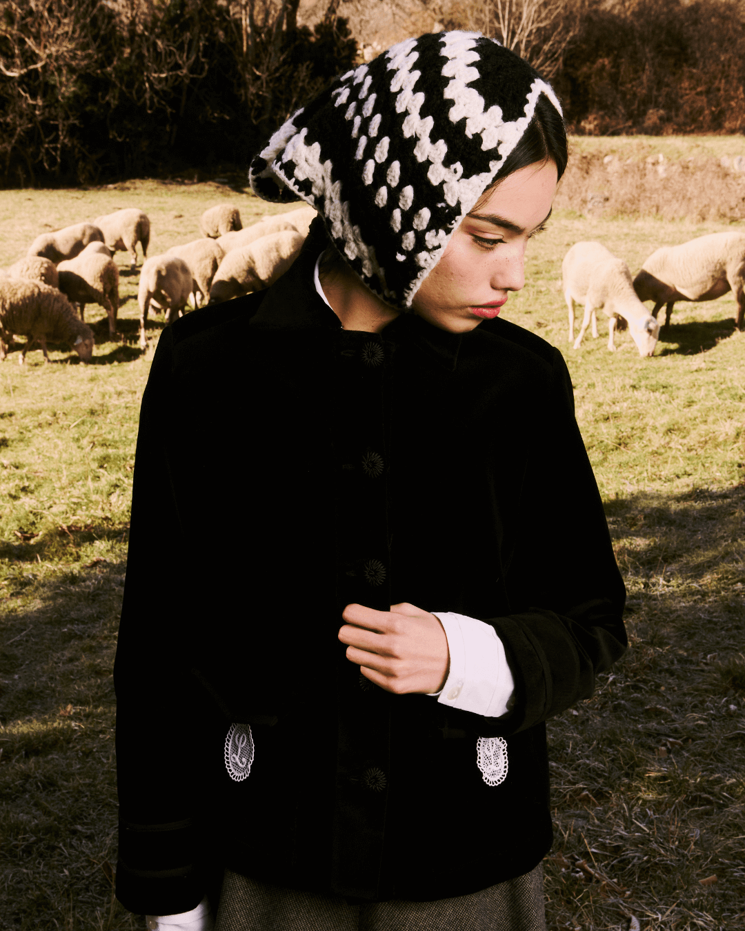 Chaqueta Ellioth Black Embroidery