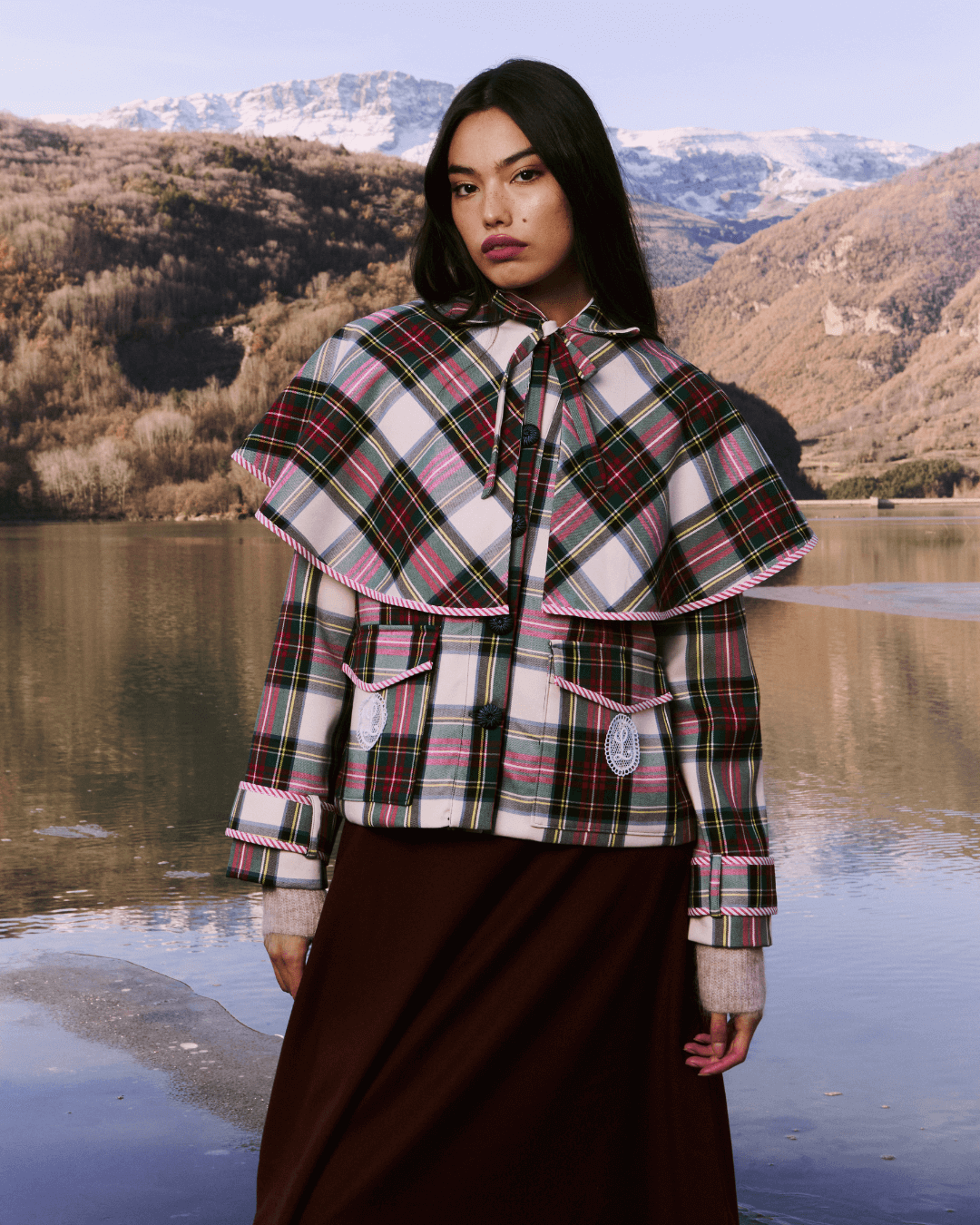 Chaqueta Ellioth Beige Tartán