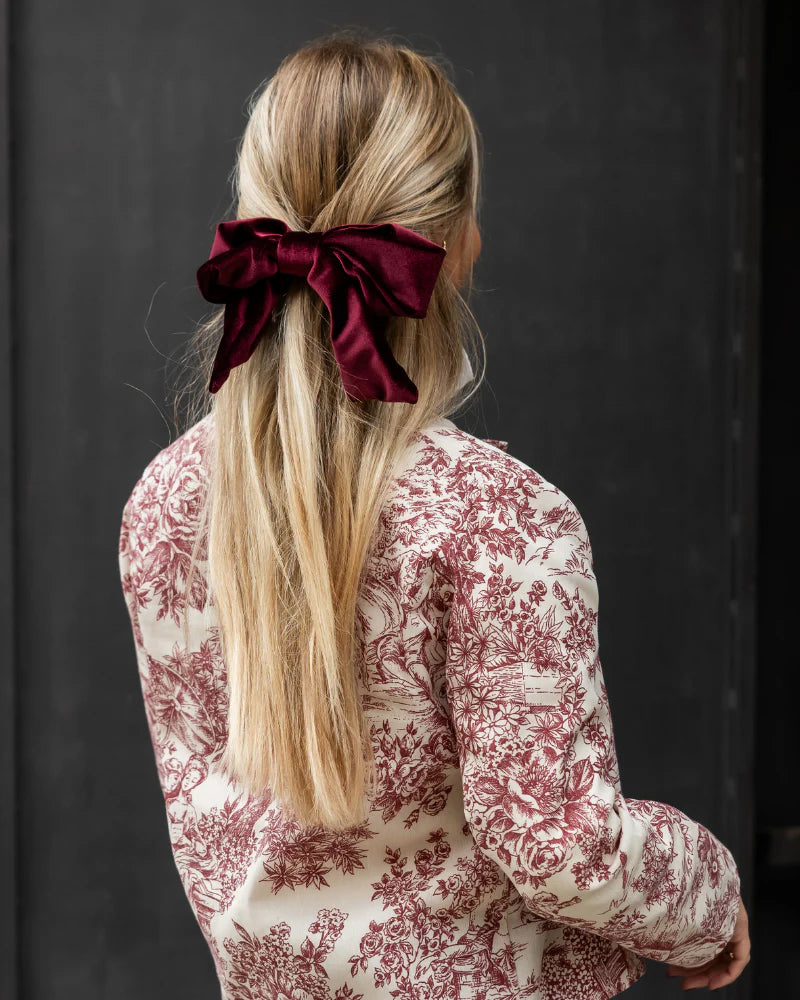 Chaqueta Toile de Jouy Rojo