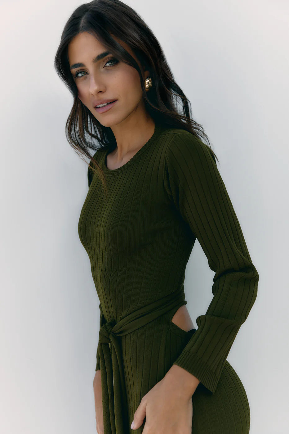 Margot Dress Verde Envejecido