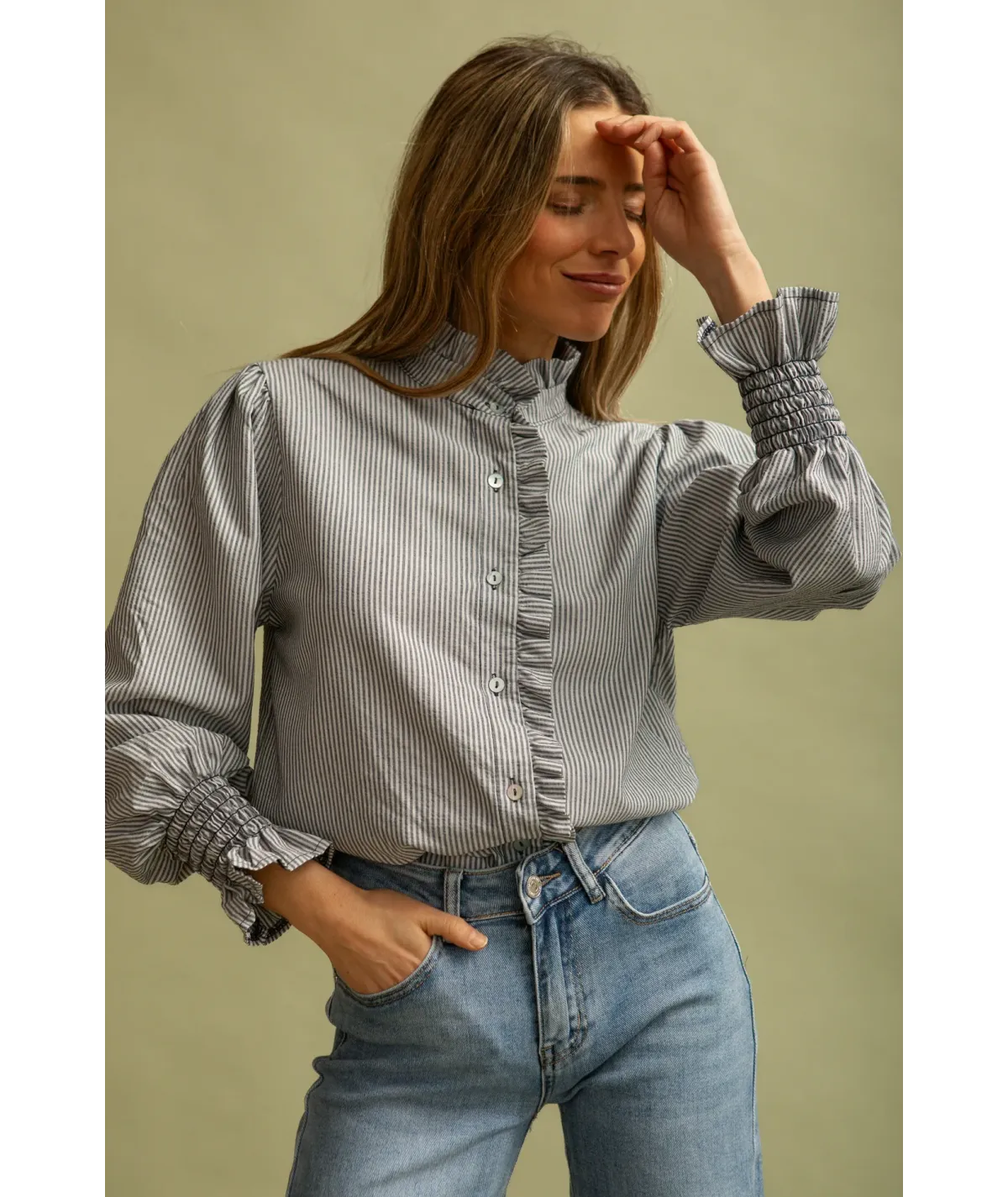 Camisa Positano Azul