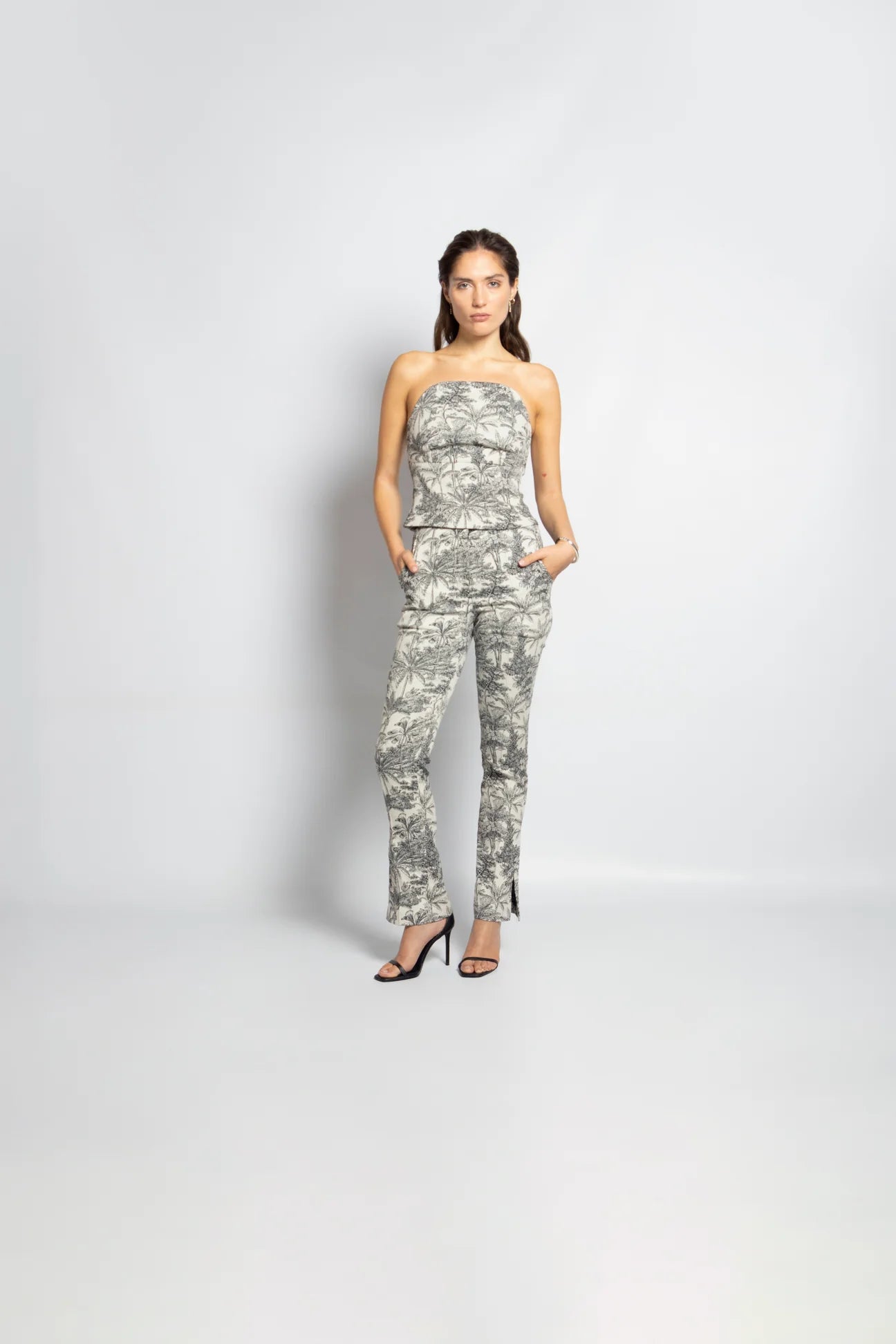 Pantalón Fernanda Toile de Jouy