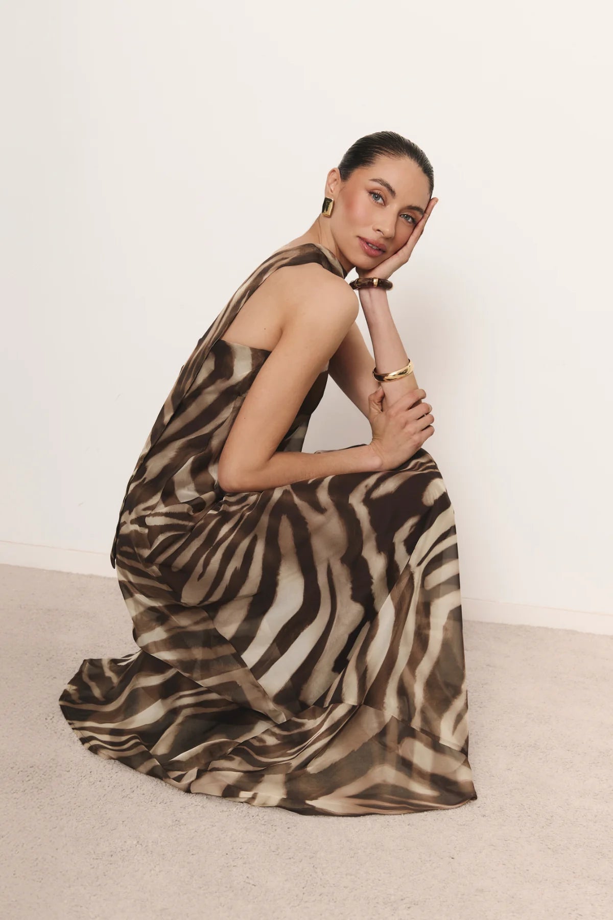 Vestido Cala Zabra Print