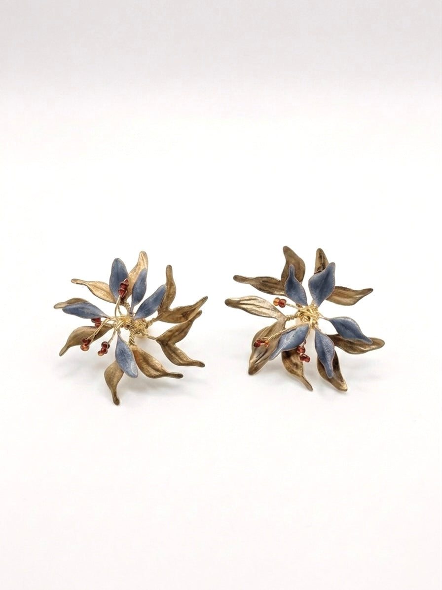 Pendientes Pétalo Cielo