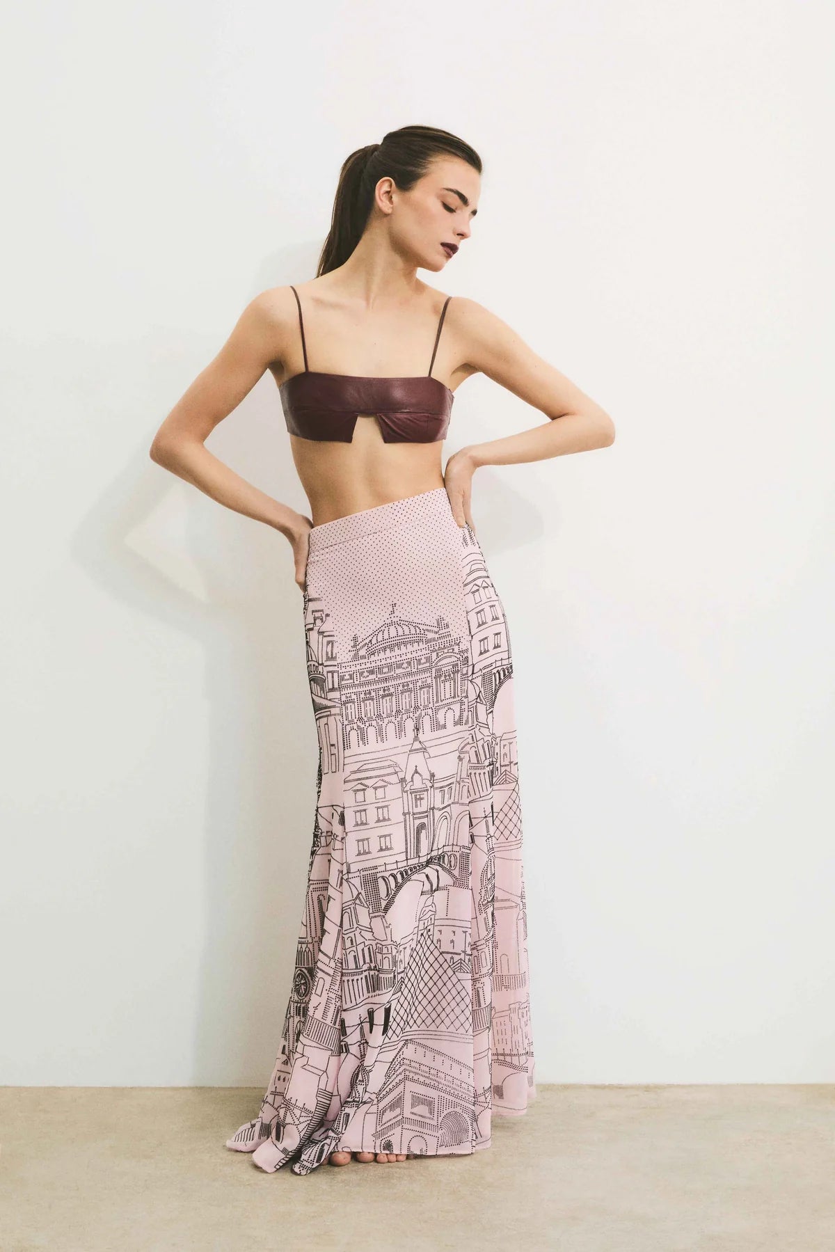 Falda 001 París Rosé