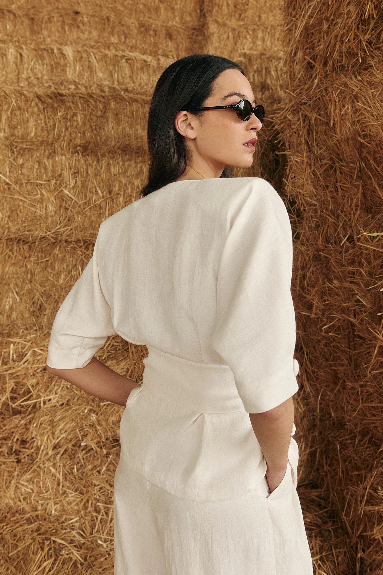 Pantalón Manuela Blanco Natural