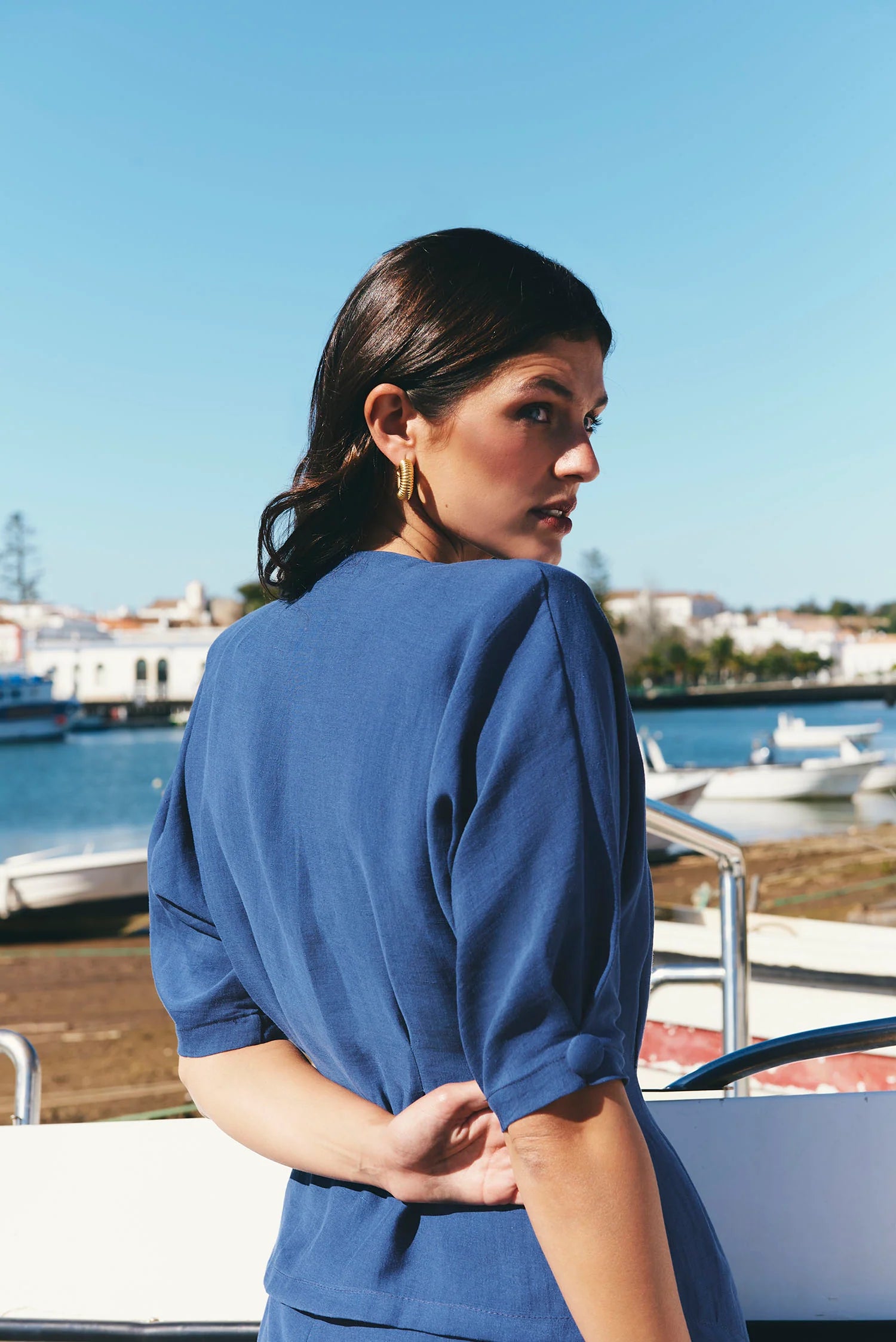 Top Manuela Azul