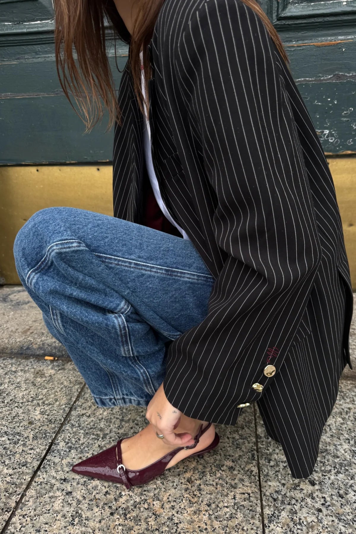 Clotilde Blazer Blackstripes