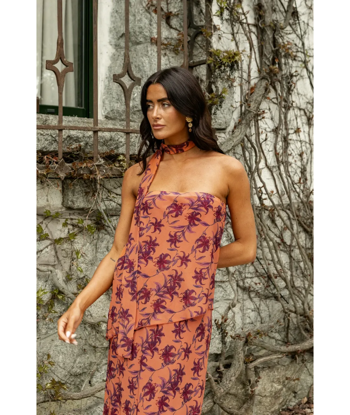 Vestido Garua Naranja