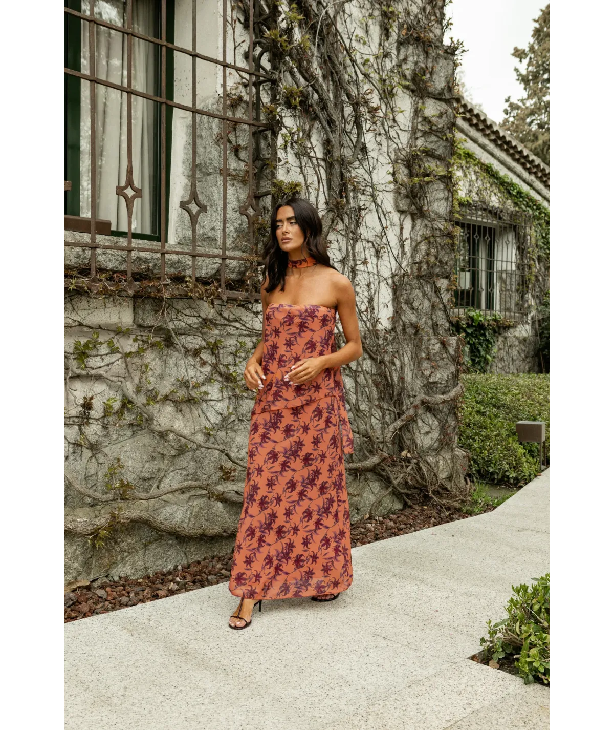Vestido Garua Naranja