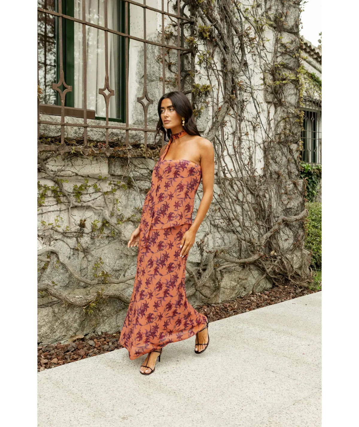 Vestido Garua Naranja