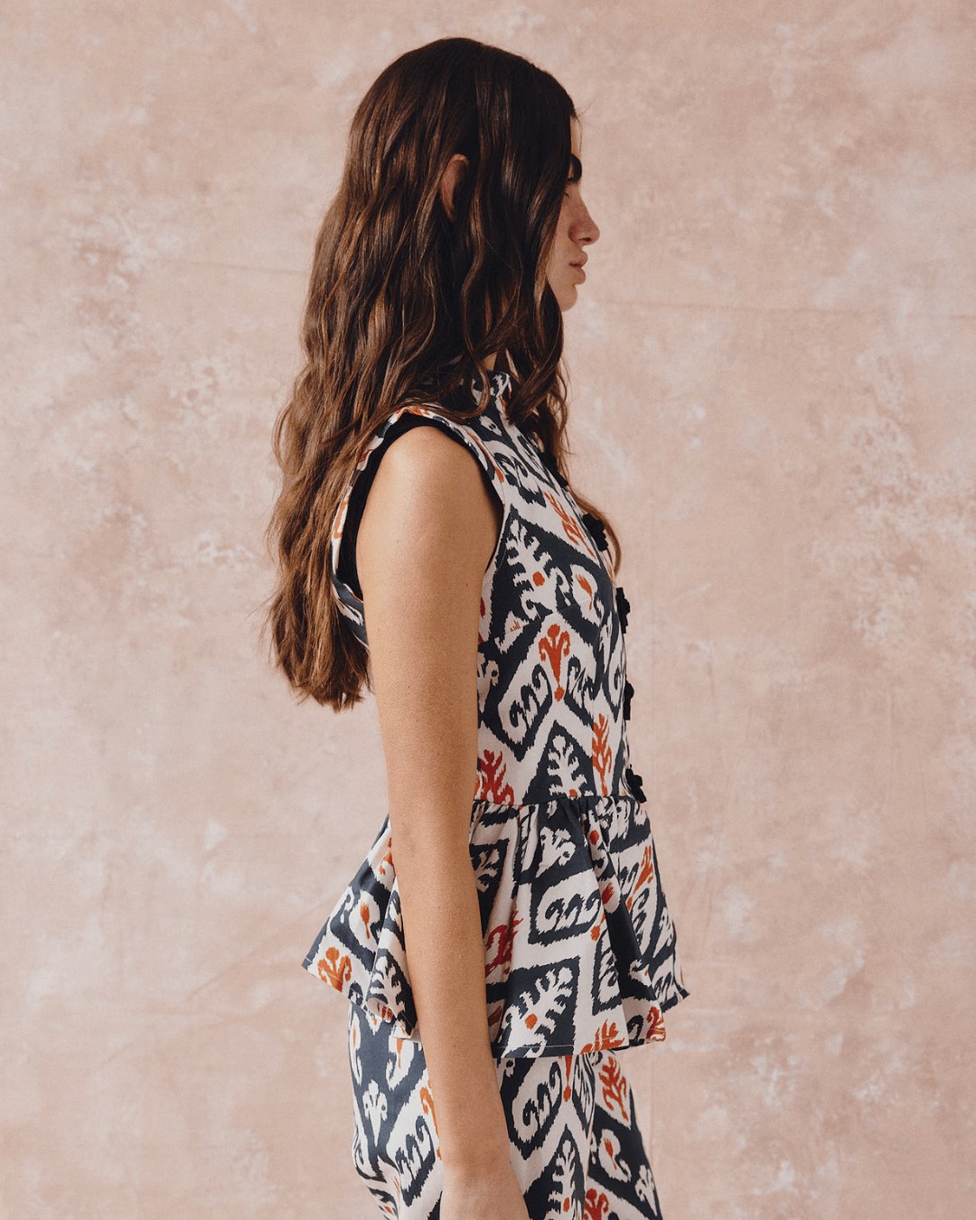 Shanghai Ethnic Citrics Vest