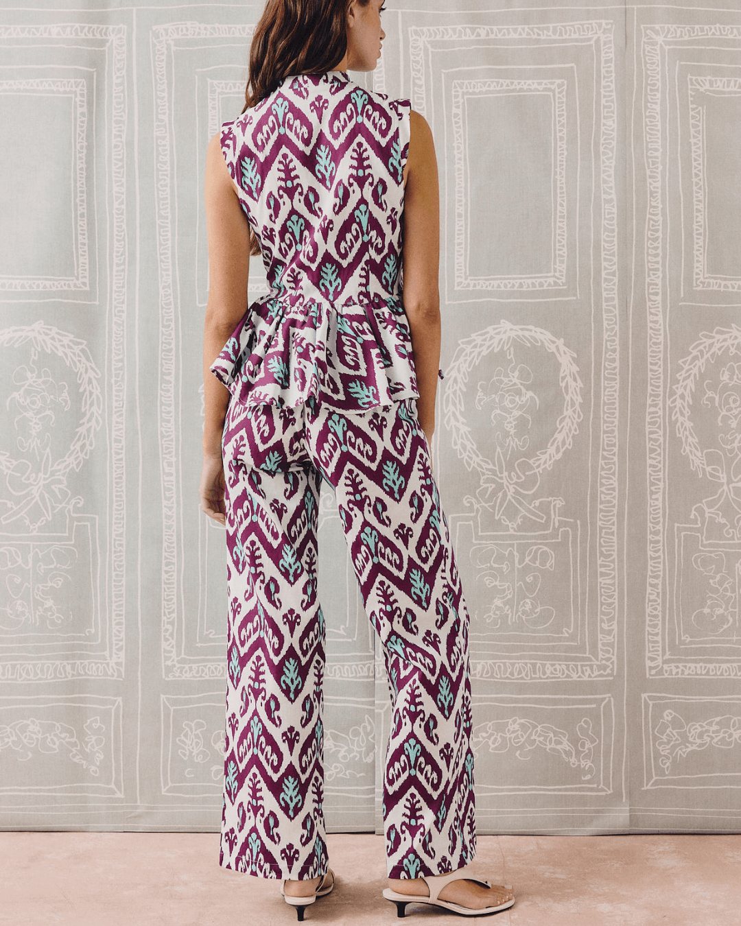 Shanghai Ethnic Turquoise Vest