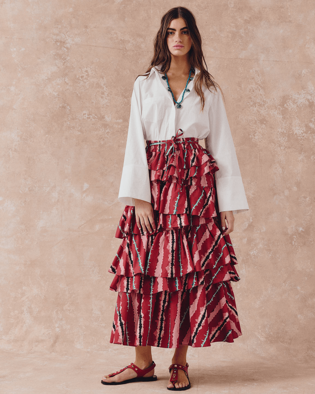 Copacabana Red Skirt
