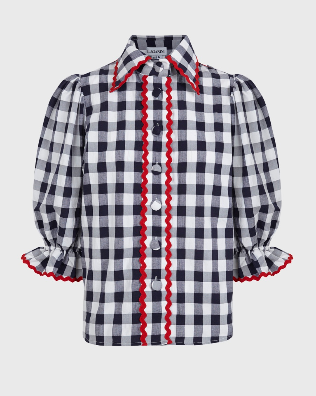 Carrie Vichy Blue Shirt