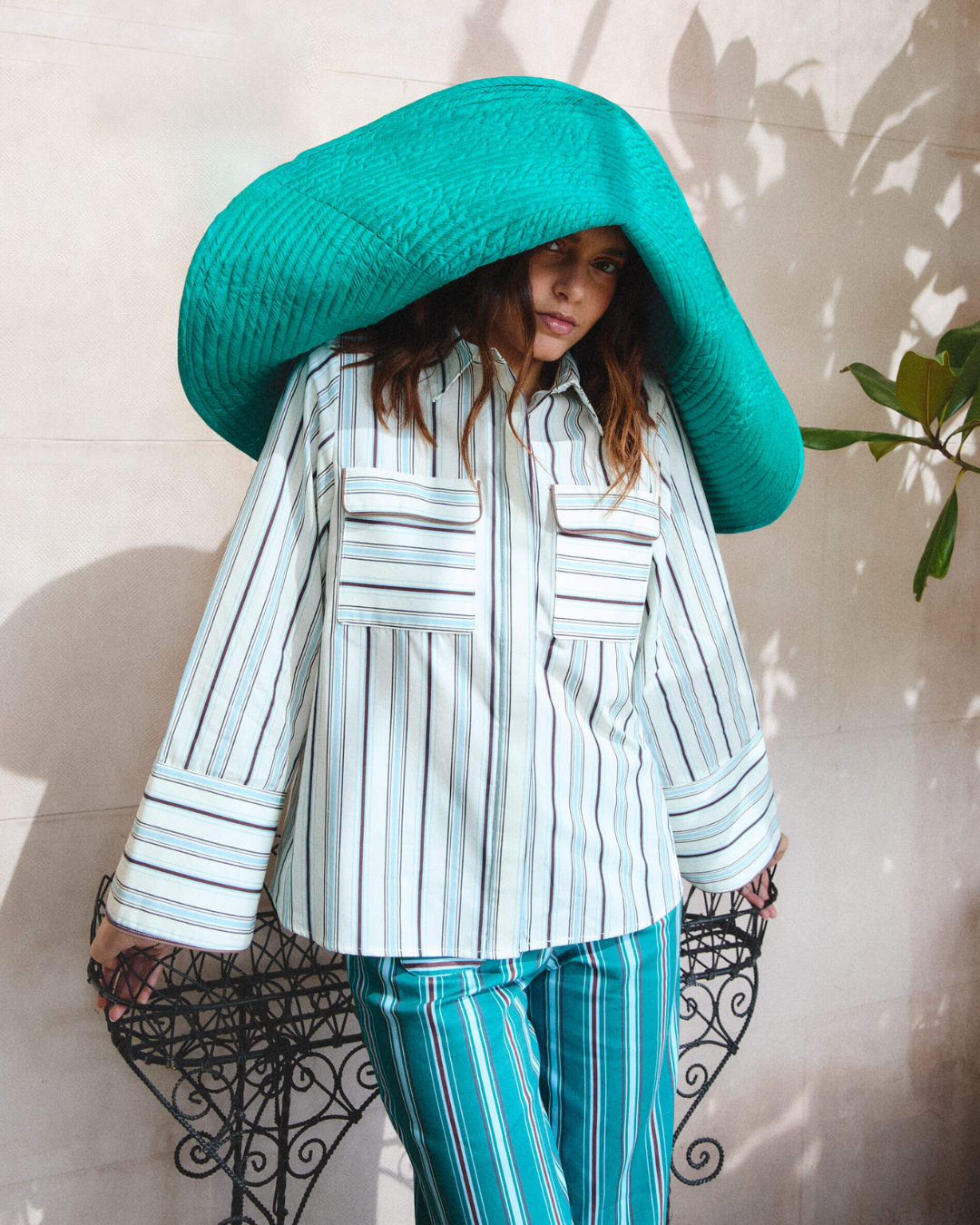 Pisco Blue Stripes Shirt
