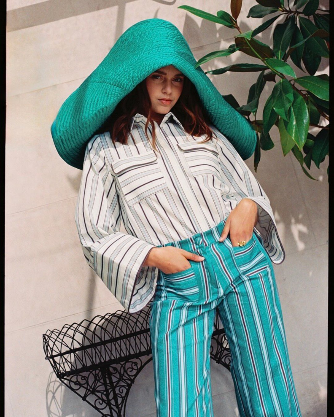 Pisco Blue Stripes Shirt