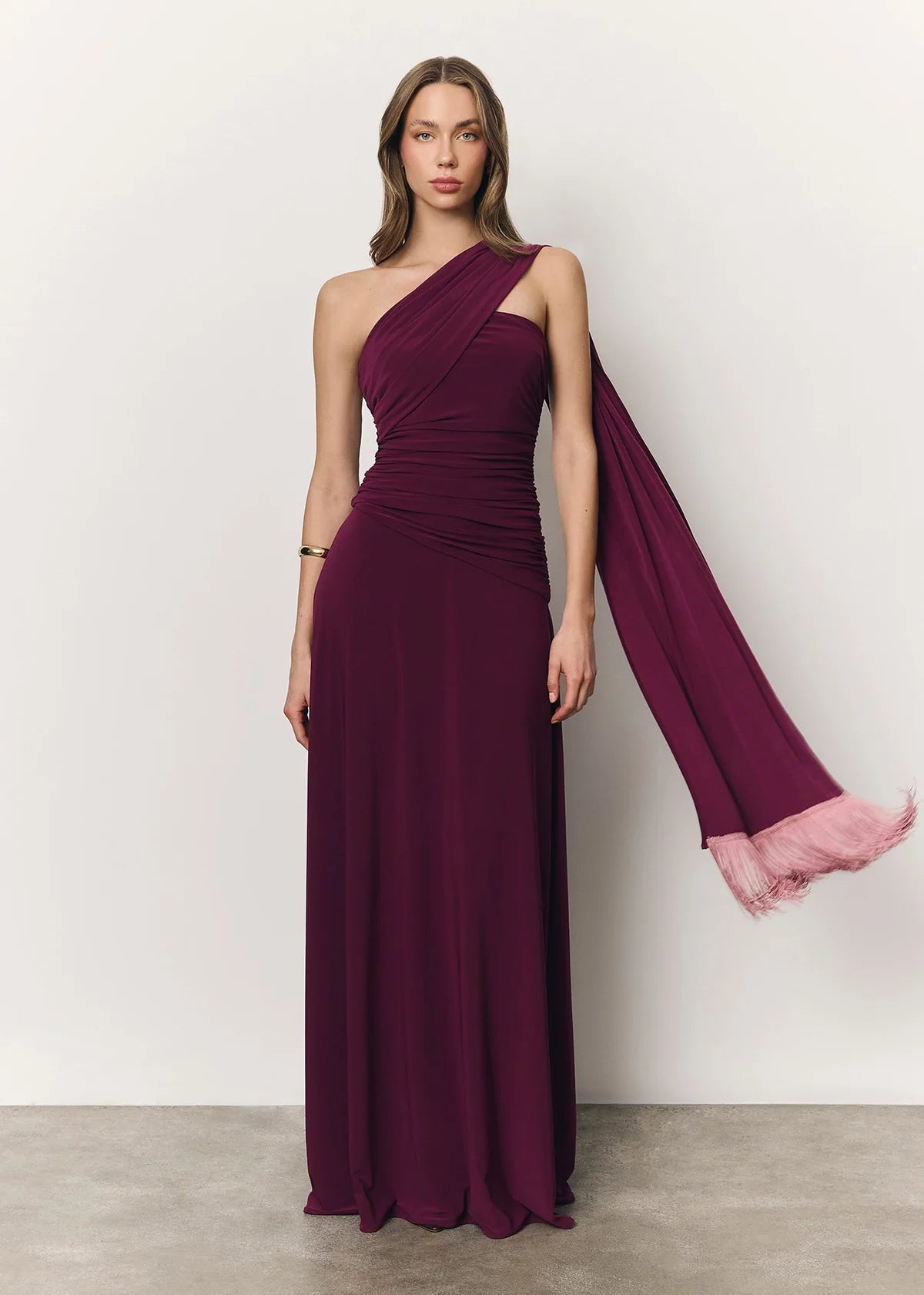 Vestido Zinnia vino