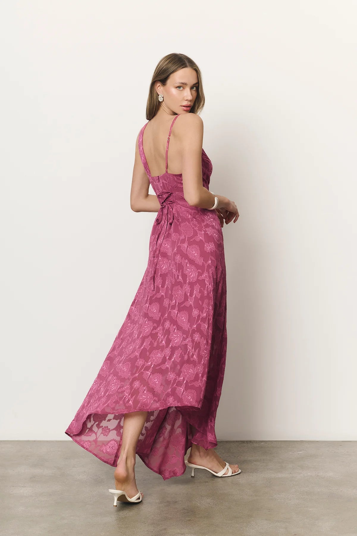 Vestido Ophelia rosa orquídea