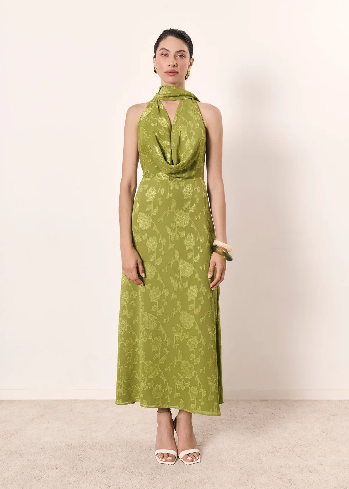 Vestido Coralie Verde Oliva