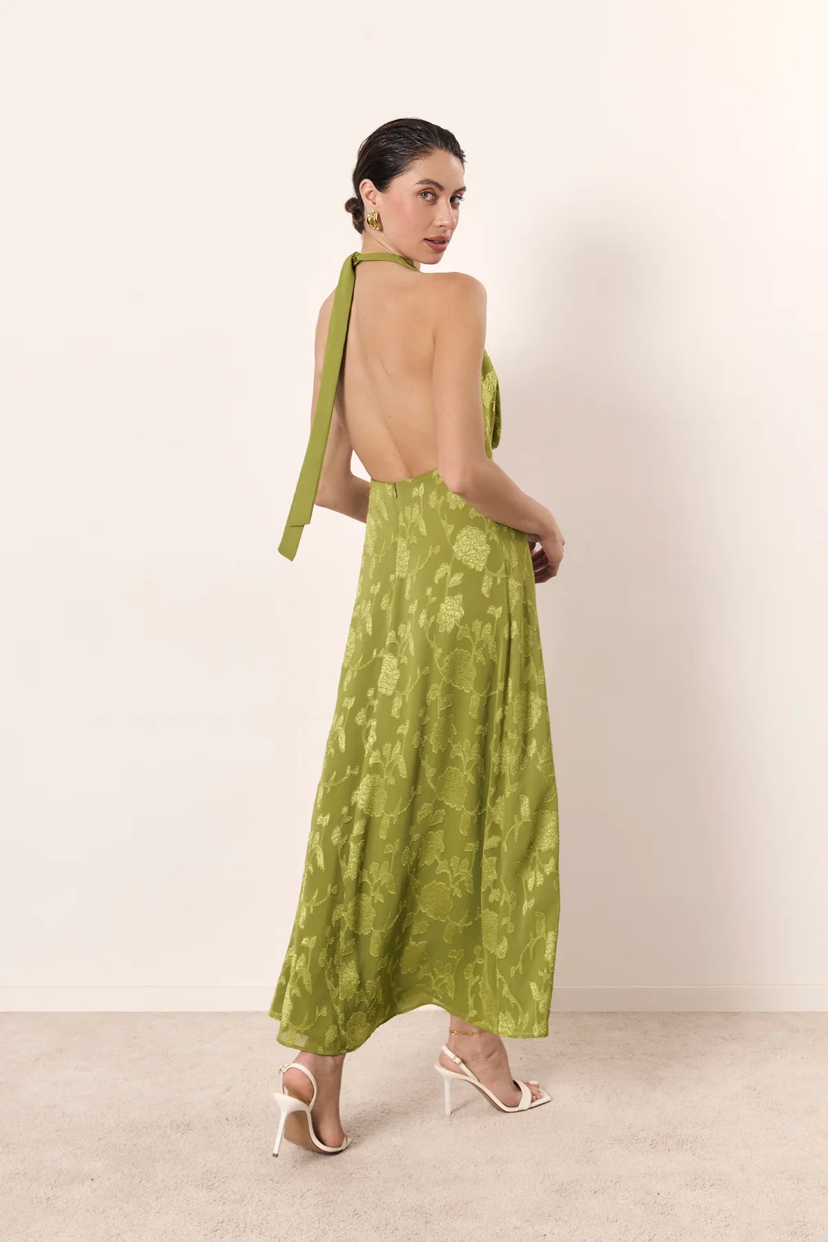 Vestido Coralie Verde Oliva