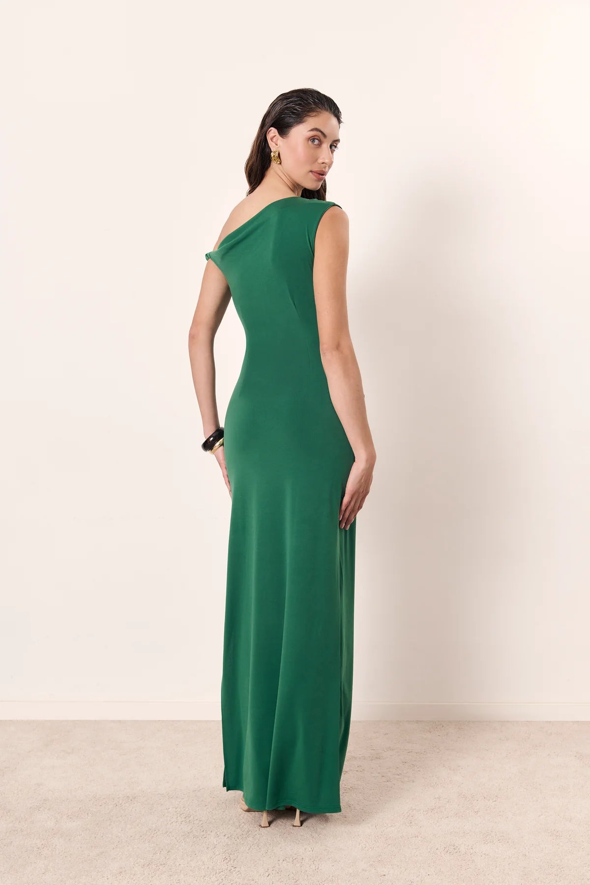 Vestido Amira Verde Jade