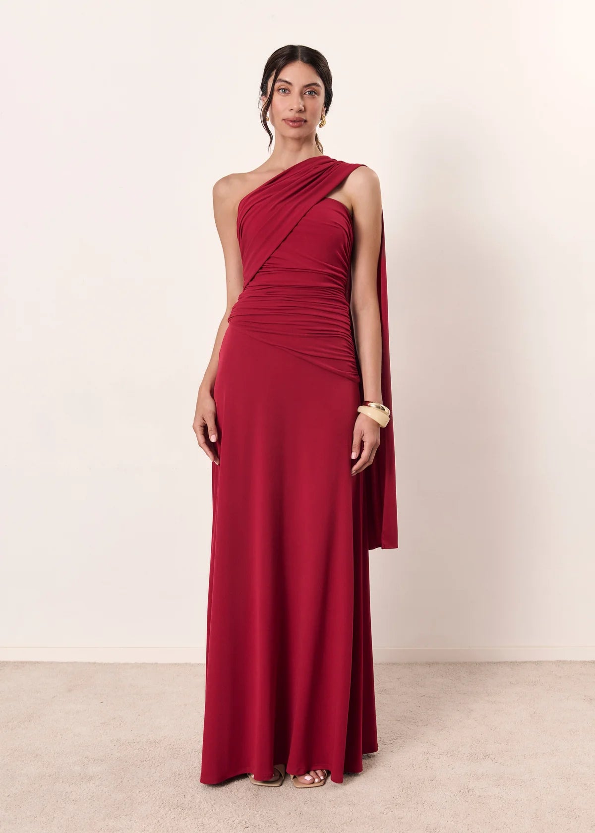 Vestido Geneva Rojo Cereza