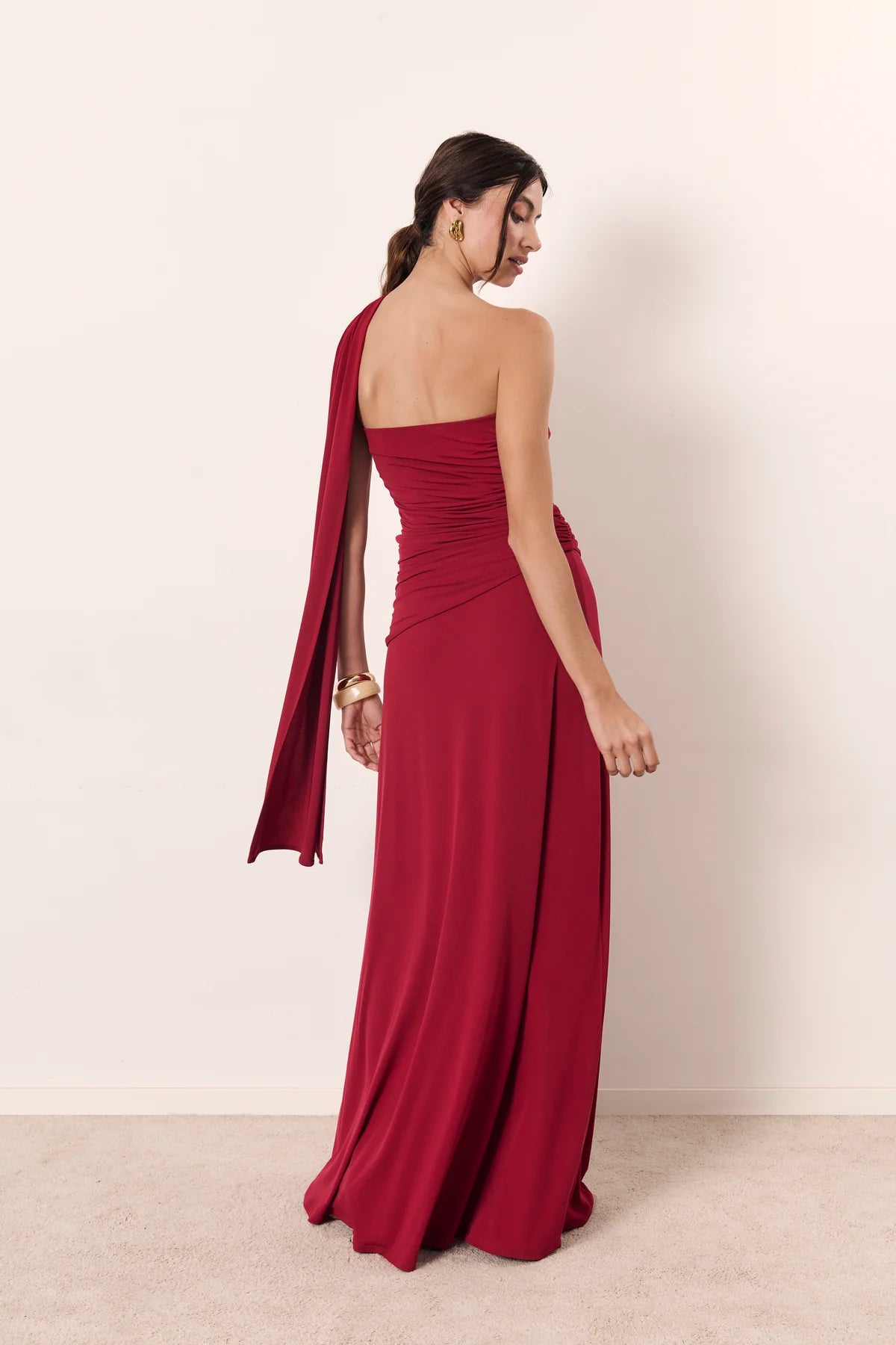 Vestido Geneva Rojo Cereza