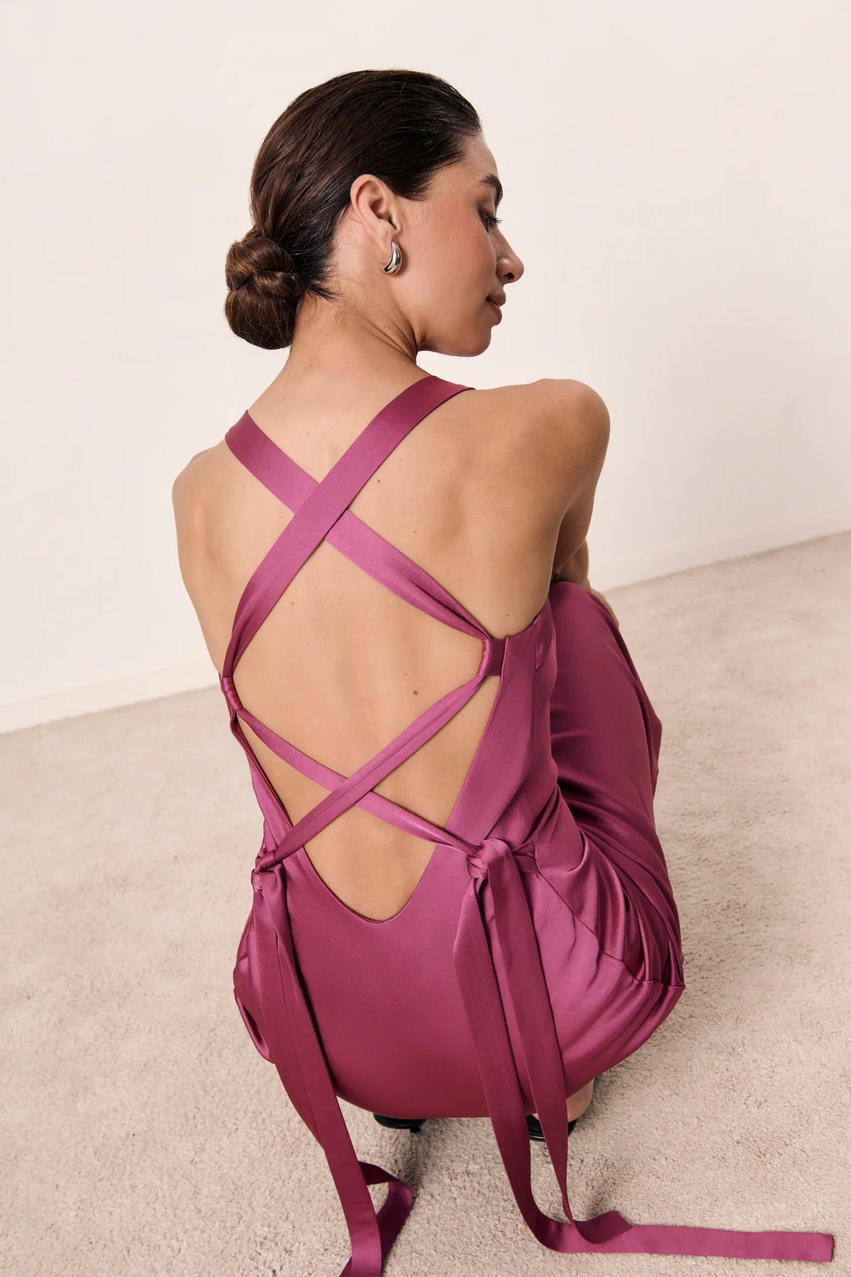 Vestido Renatta Rosa Empolvado