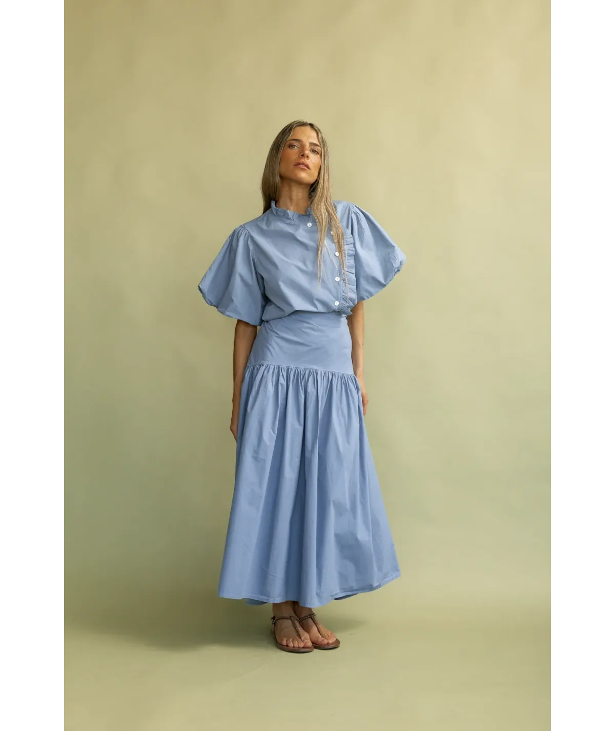 Falda Orvieto Azul