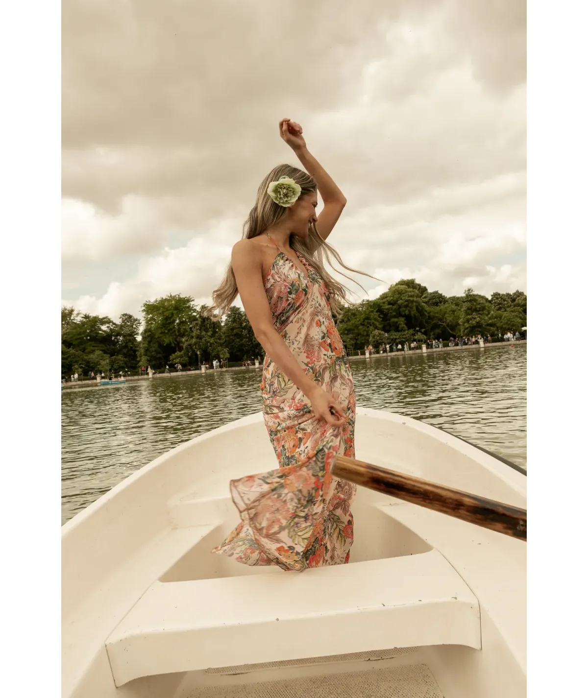 Vestido Grenoble Beige