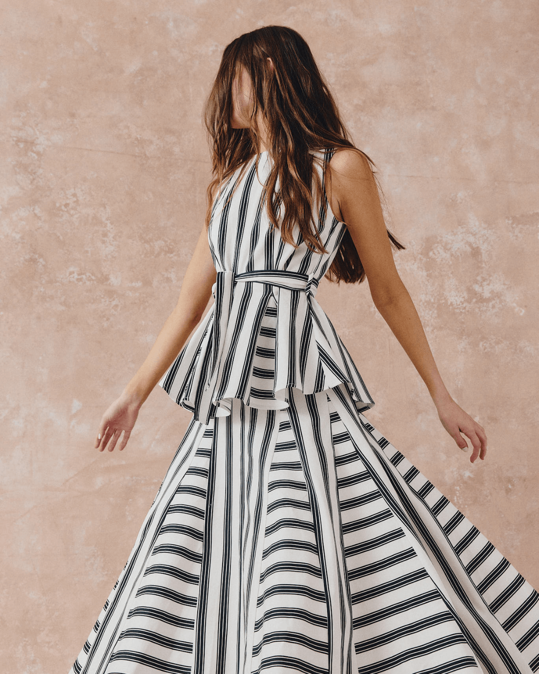 Zanzíbar Black Stripes Skirt