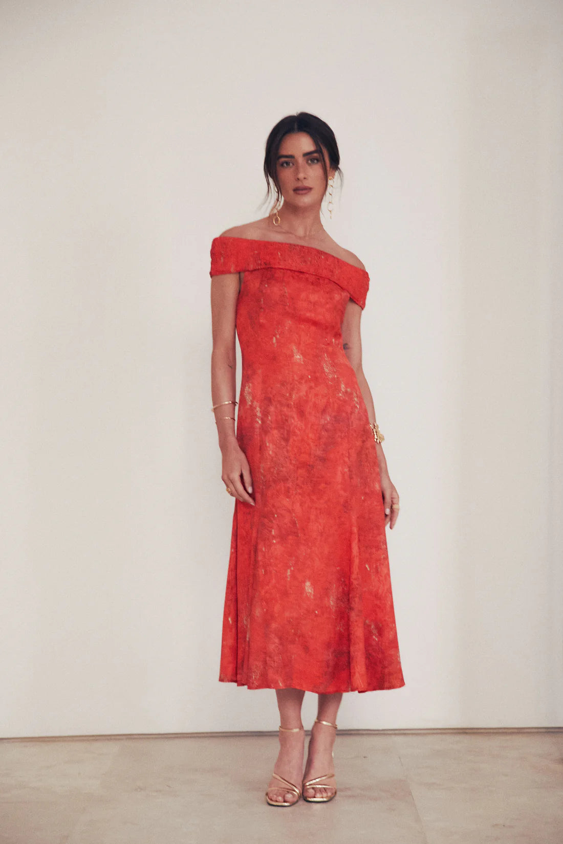 Vestido Claudia Est.Rojo