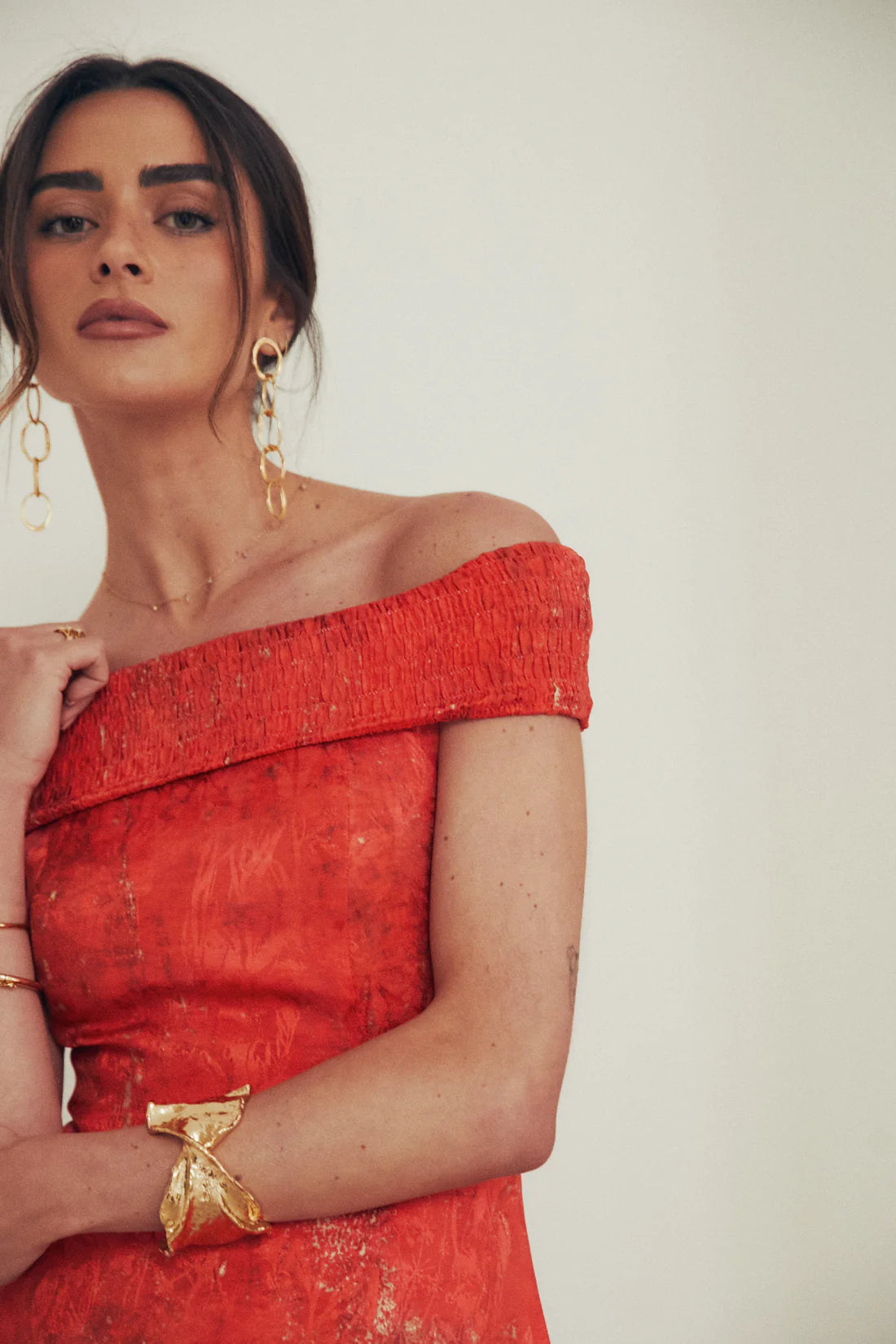 Vestido Claudia Est.Rojo
