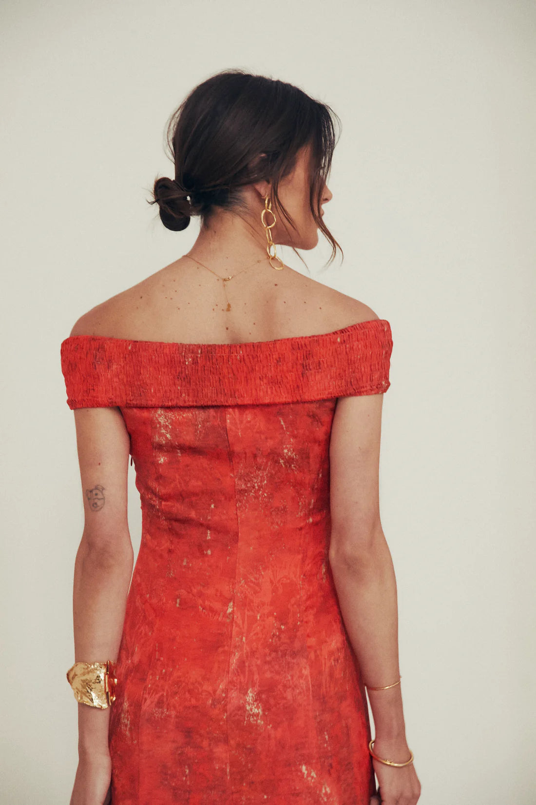 Vestido Claudia Est.Rojo