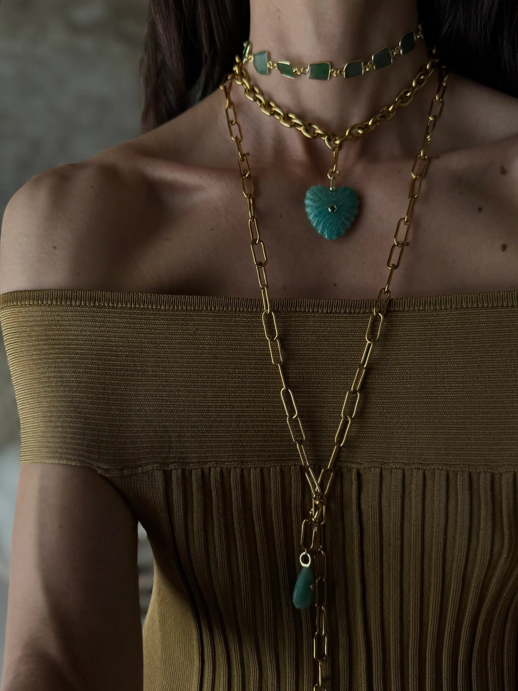 Choker ISCHIA Piedras Basic