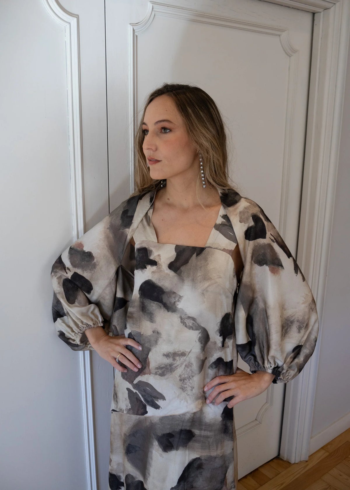 Vestido Marella Mármol