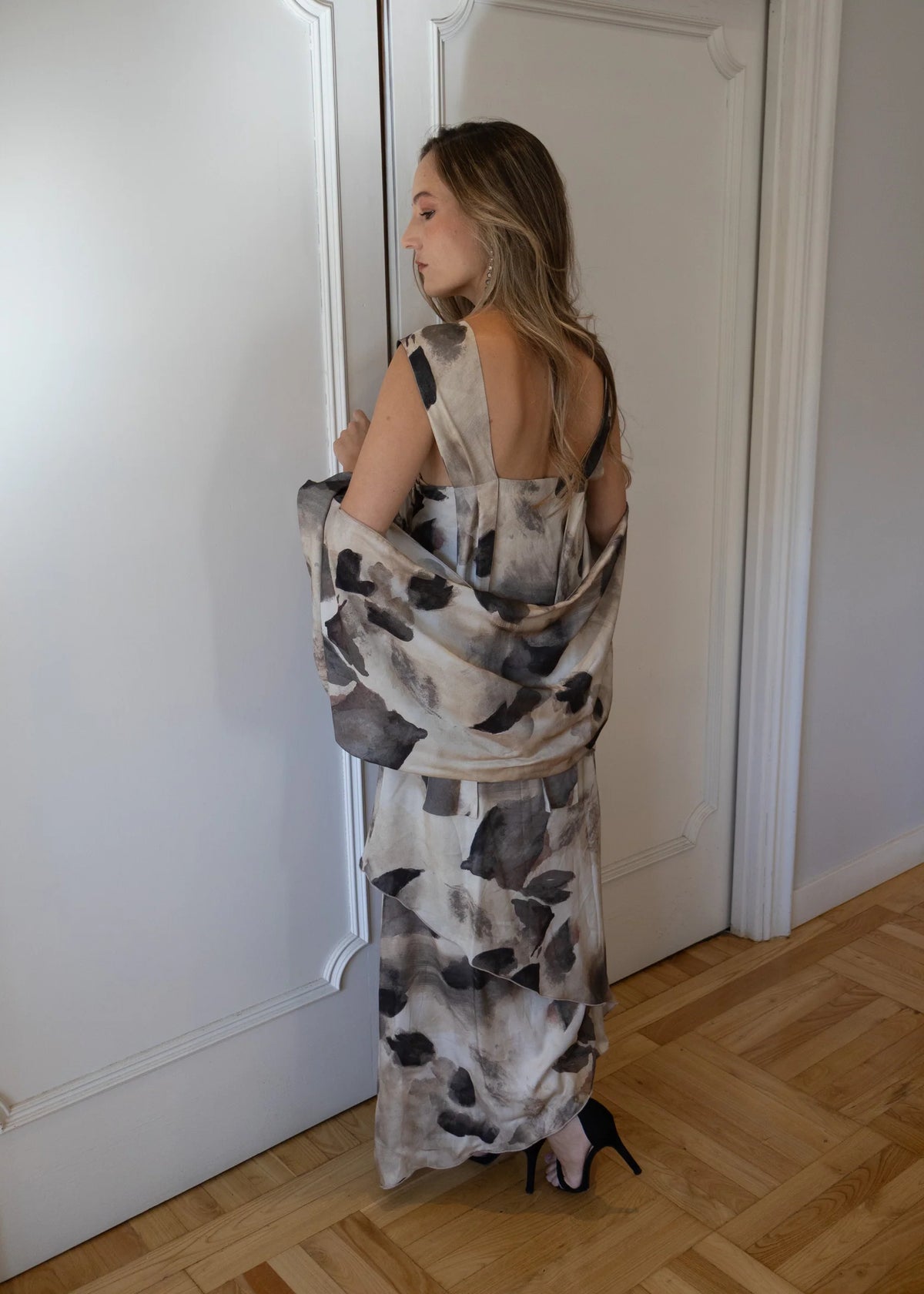 Vestido Marella Mármol