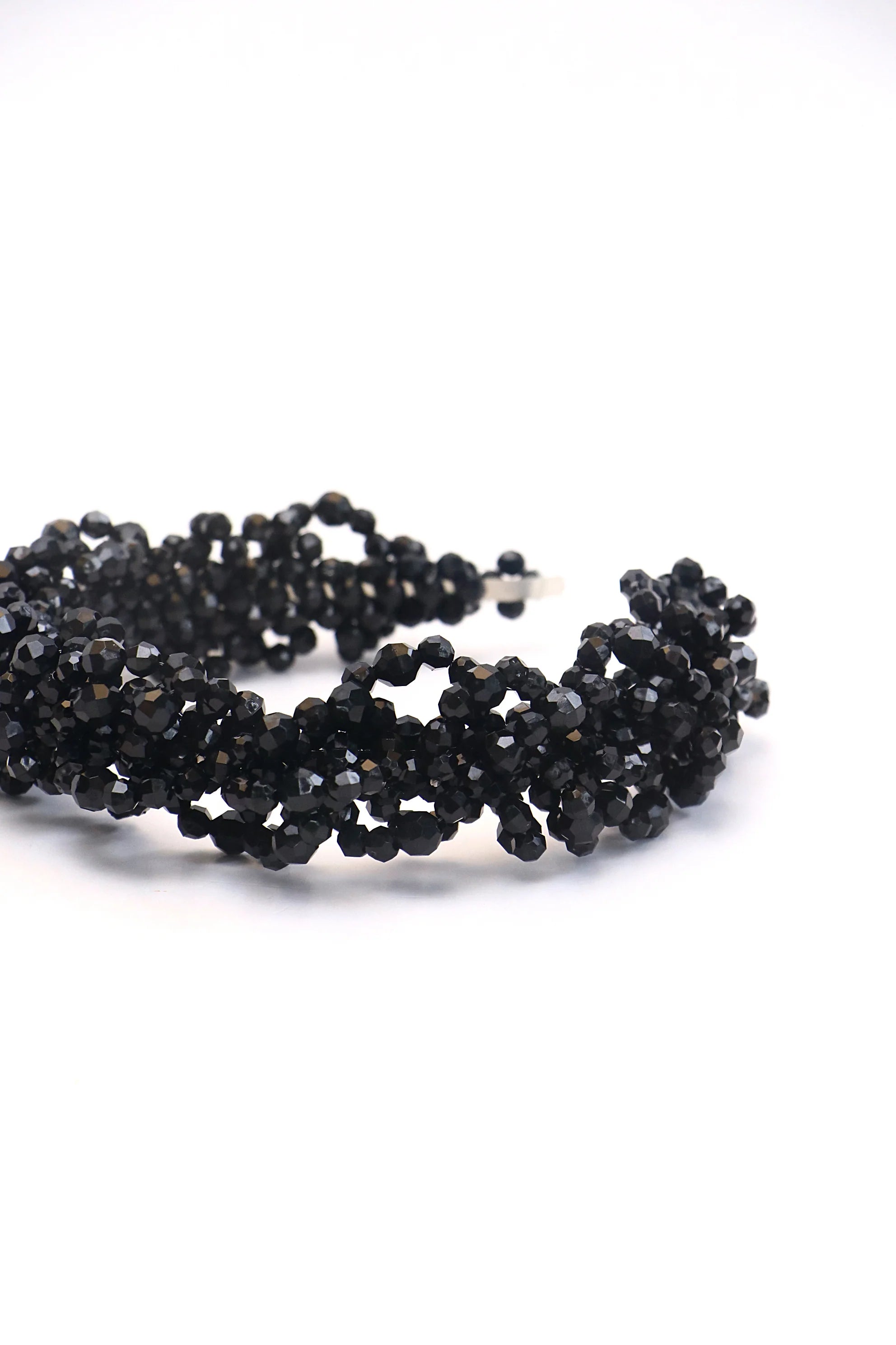 Lace Headband Negra Rocky & Regino