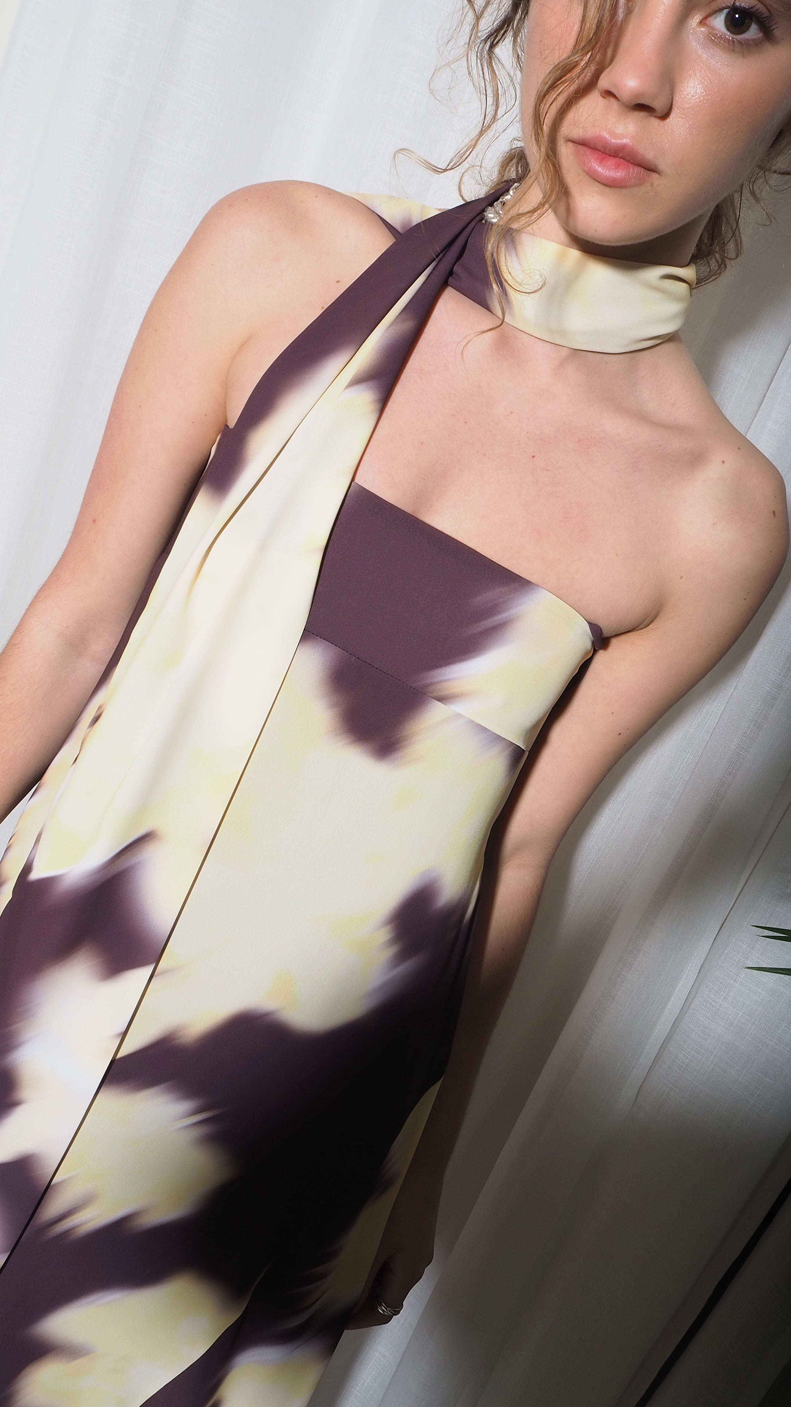 Vestido Tube Butter/Choco