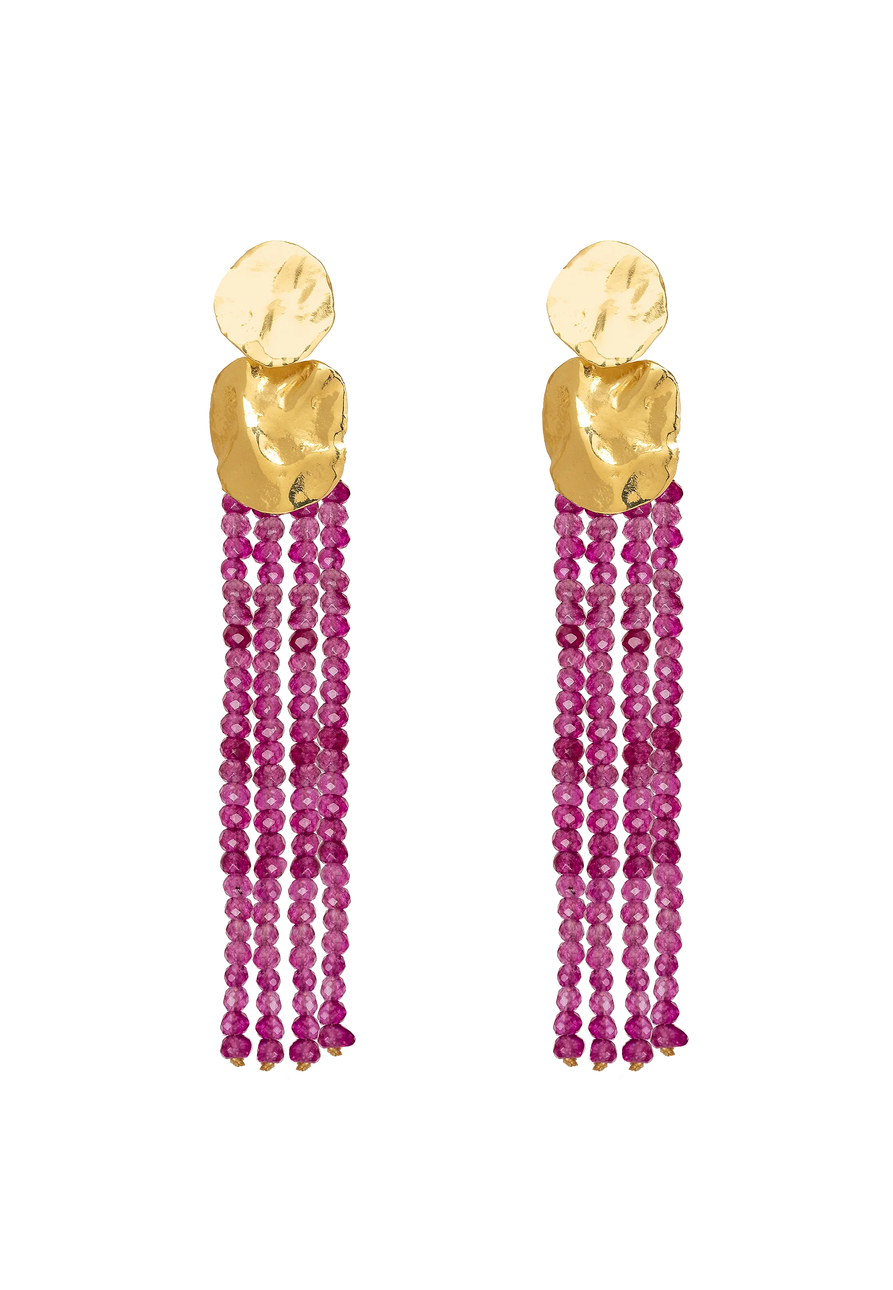 Pendientes Liliana Fucsias