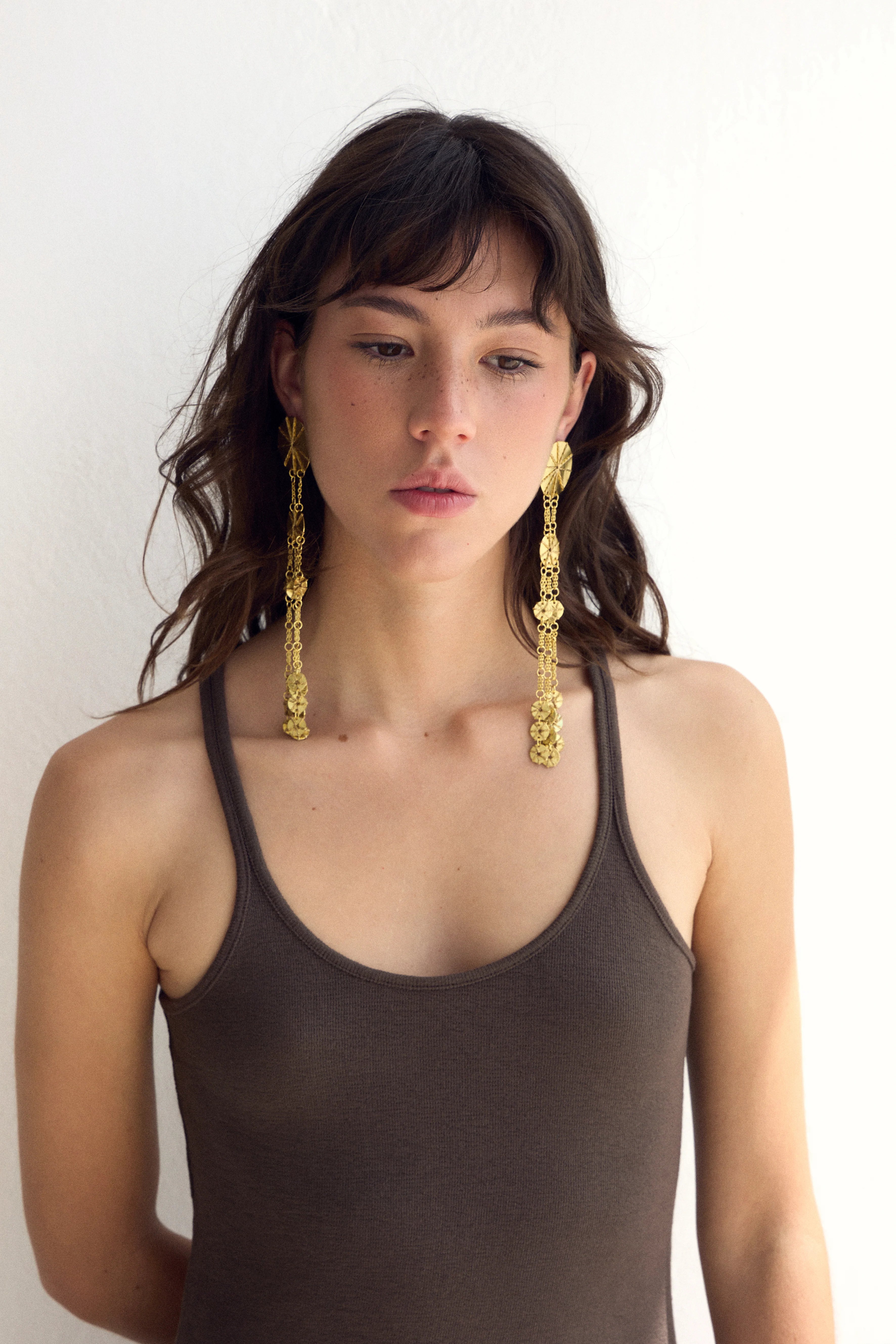 Pendientes Plutón Oro