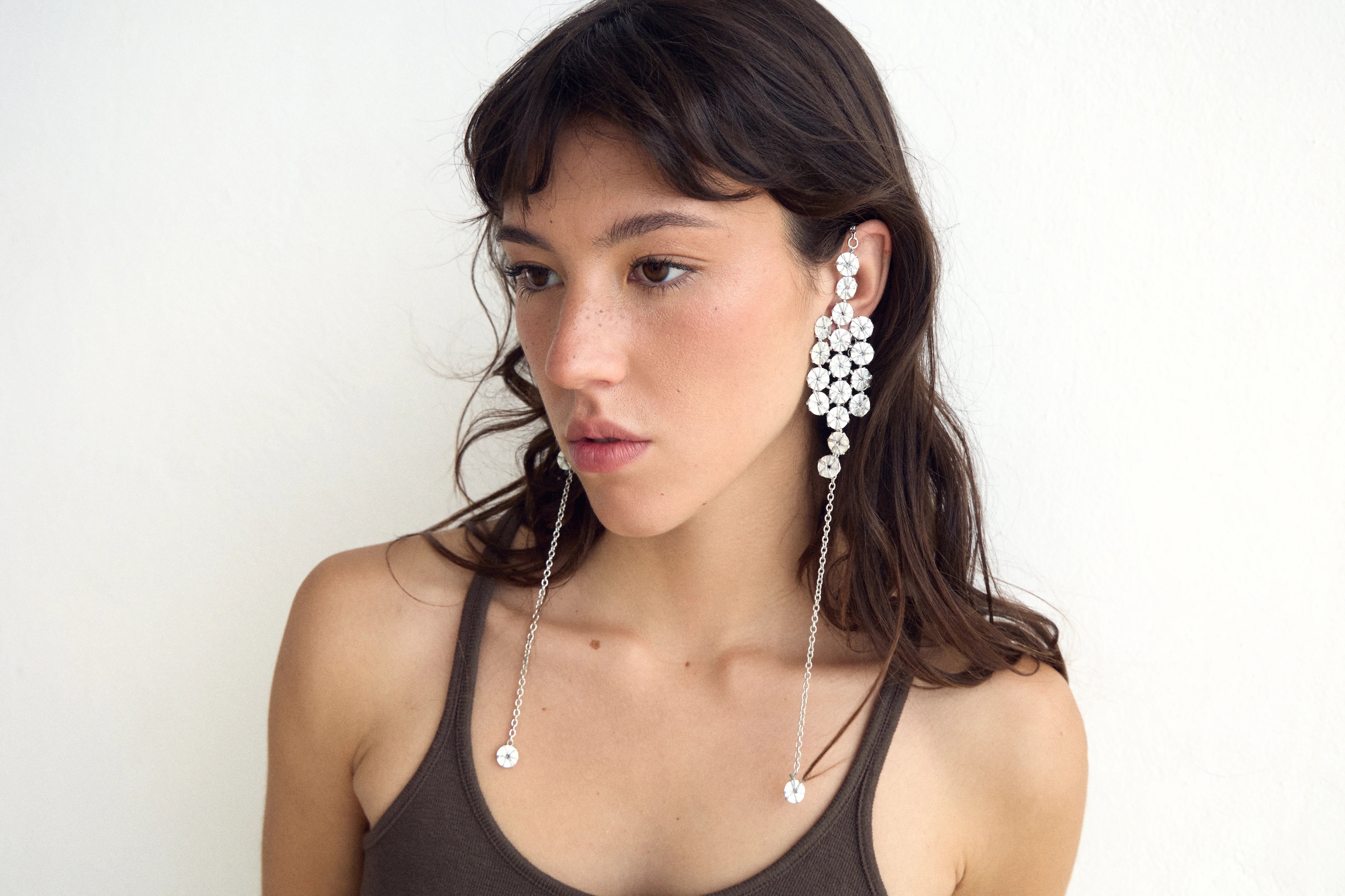 Pendientes Fugaz Plata