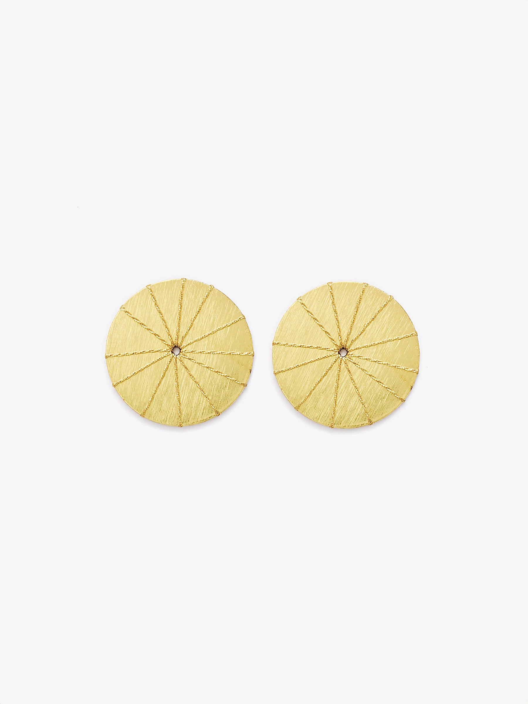 Pendientes Luna Oro
