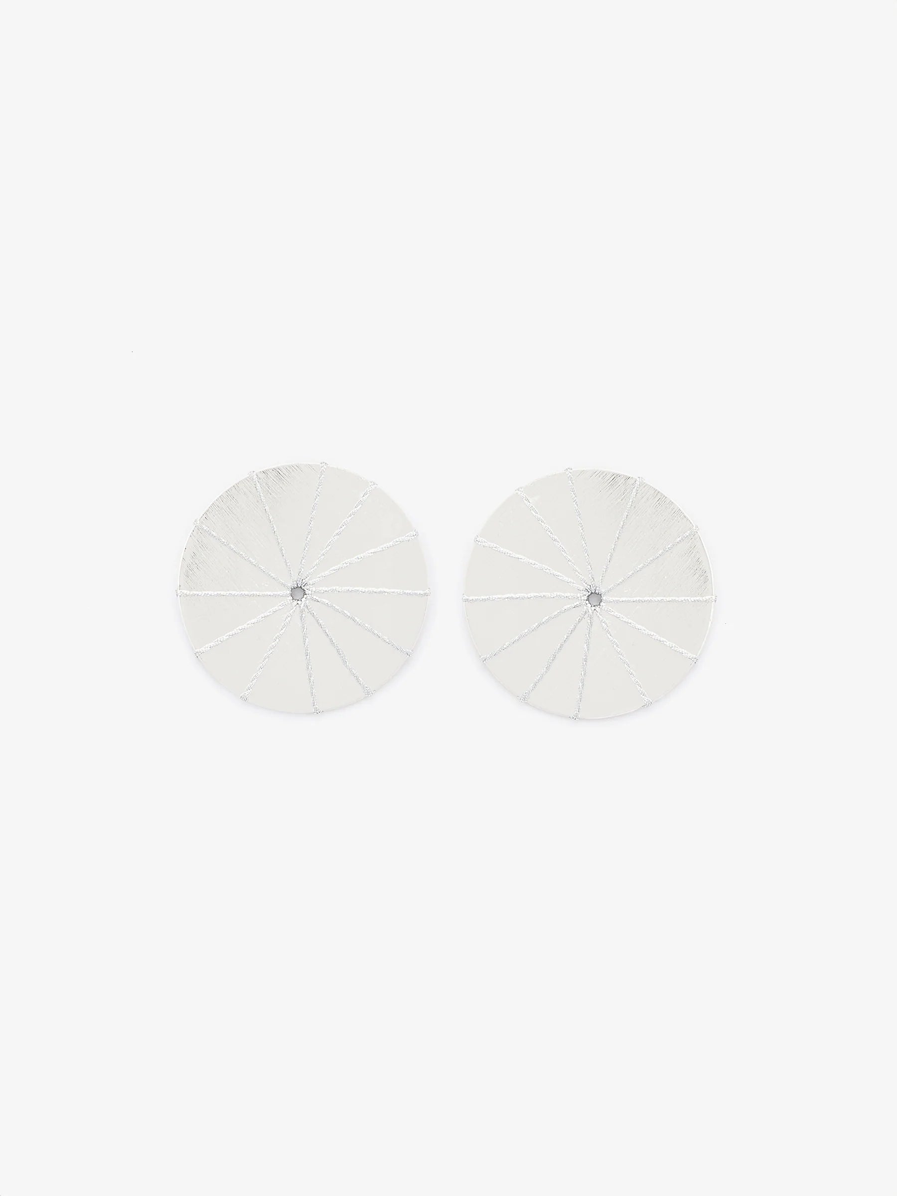 Pendientes Luna Plata