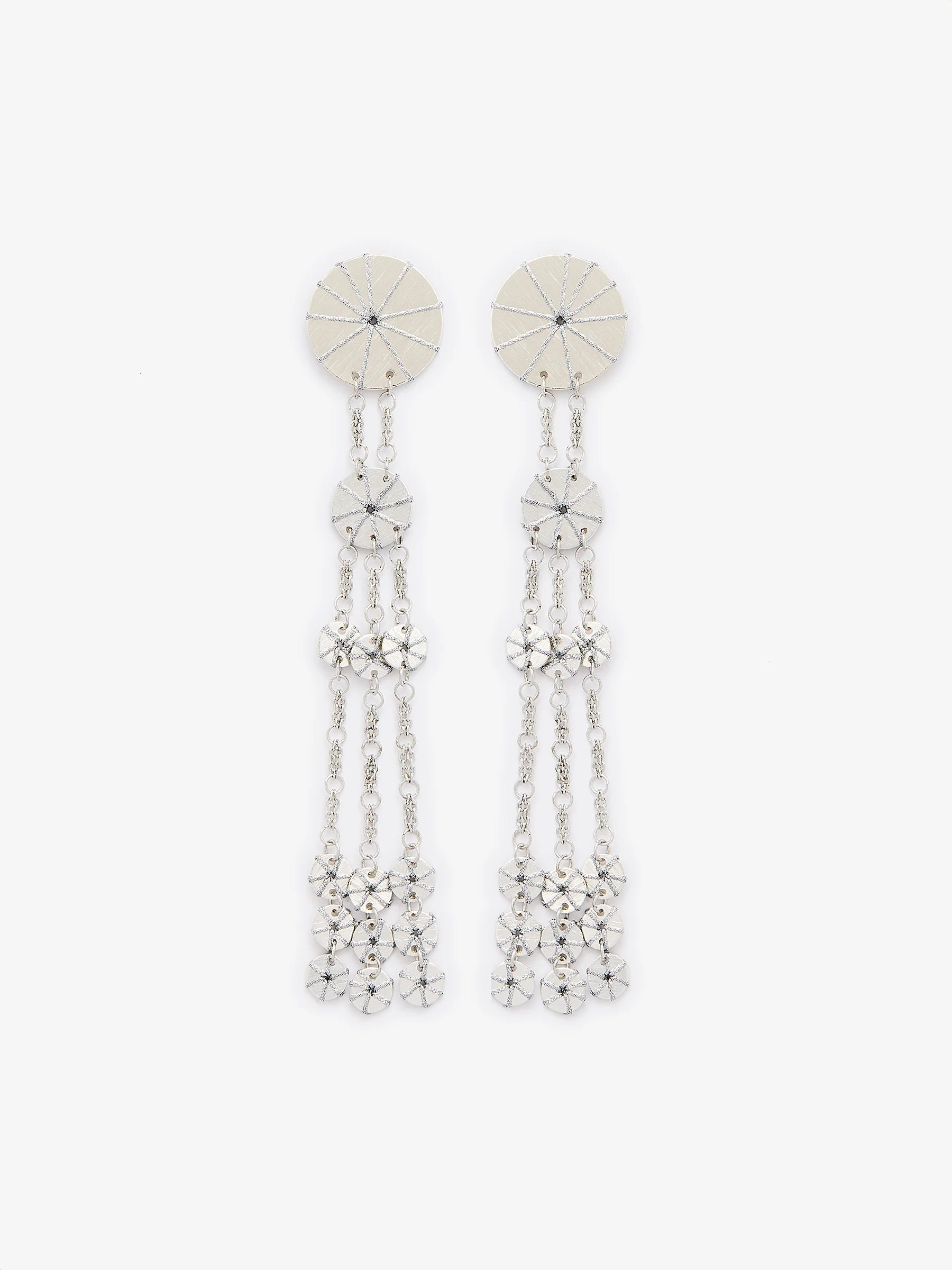 Pendientes Plutón Plata