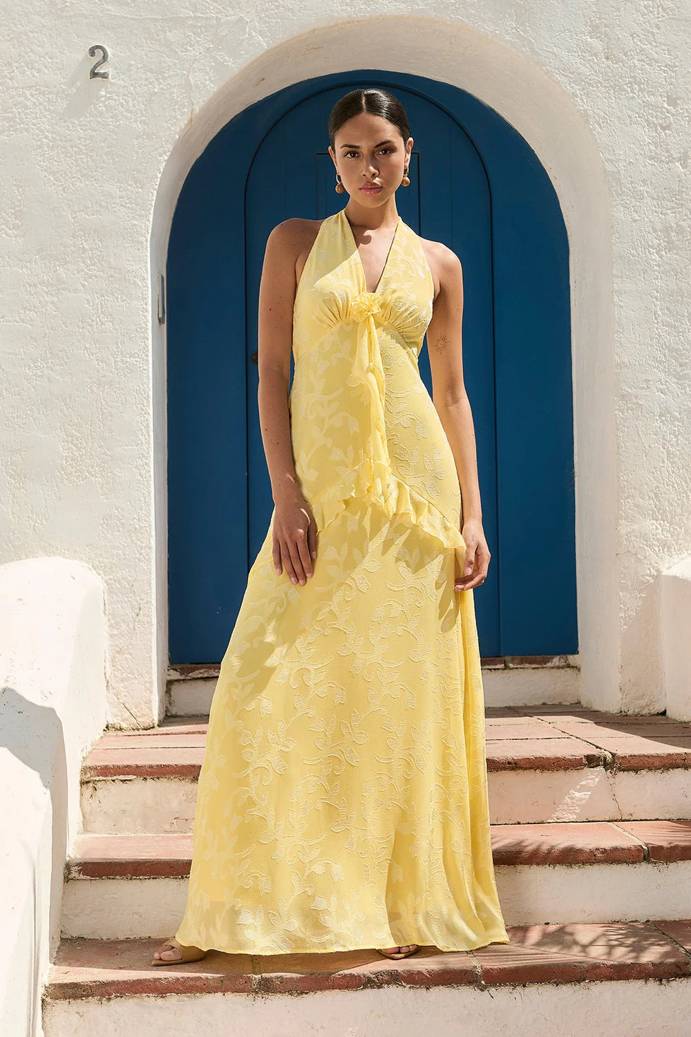 Vestido Bahía Amarillo Pastel