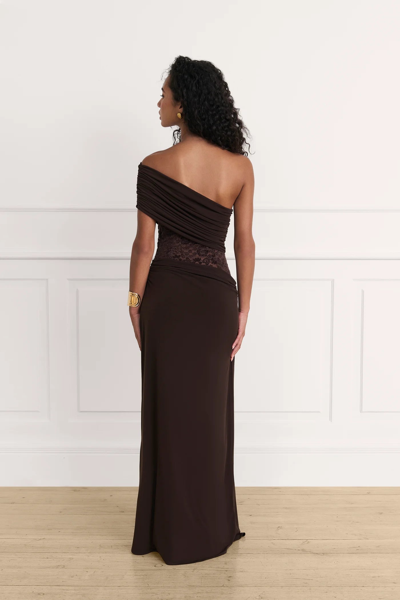 Vestido Danielle Marrón