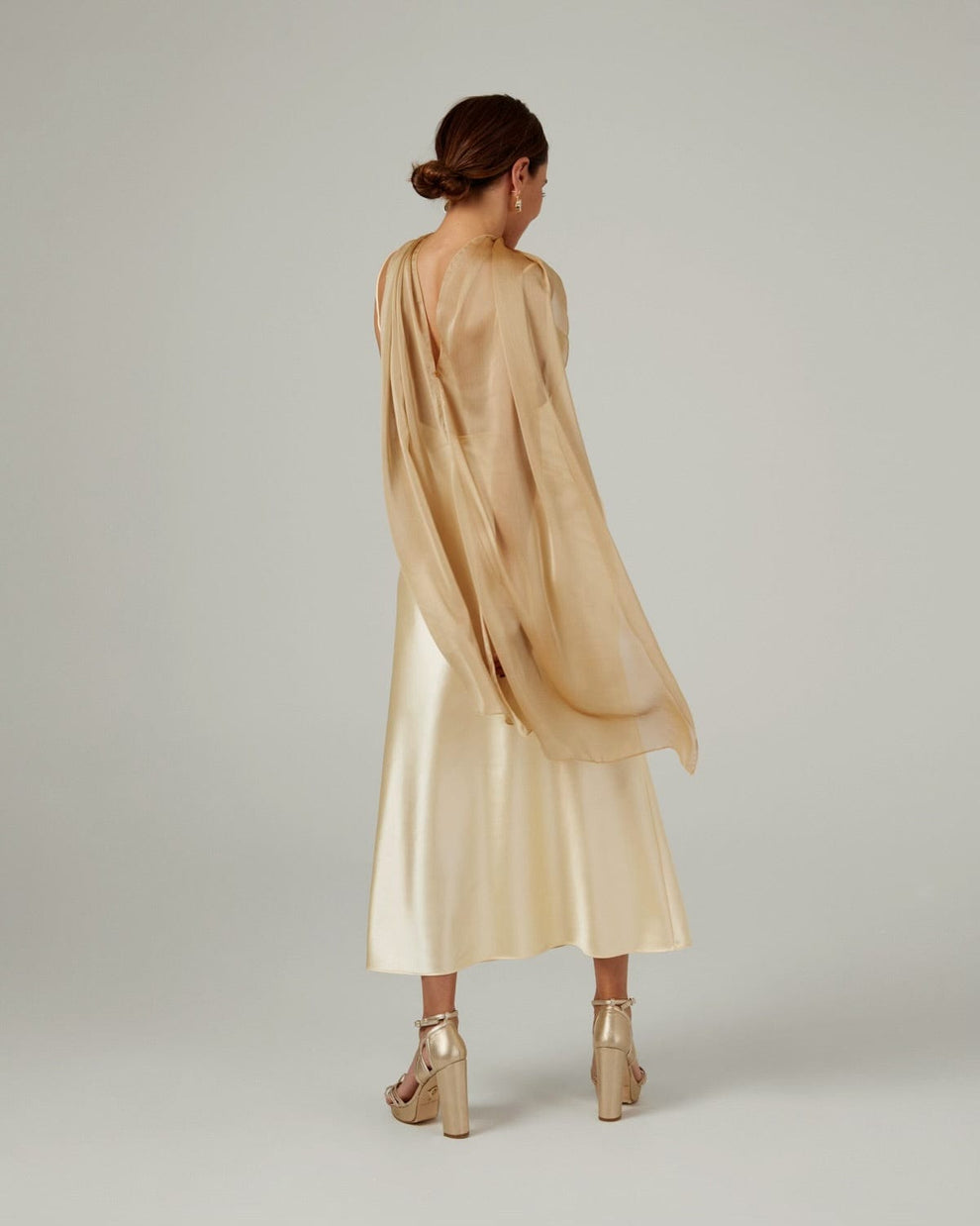 Golden Long Cape