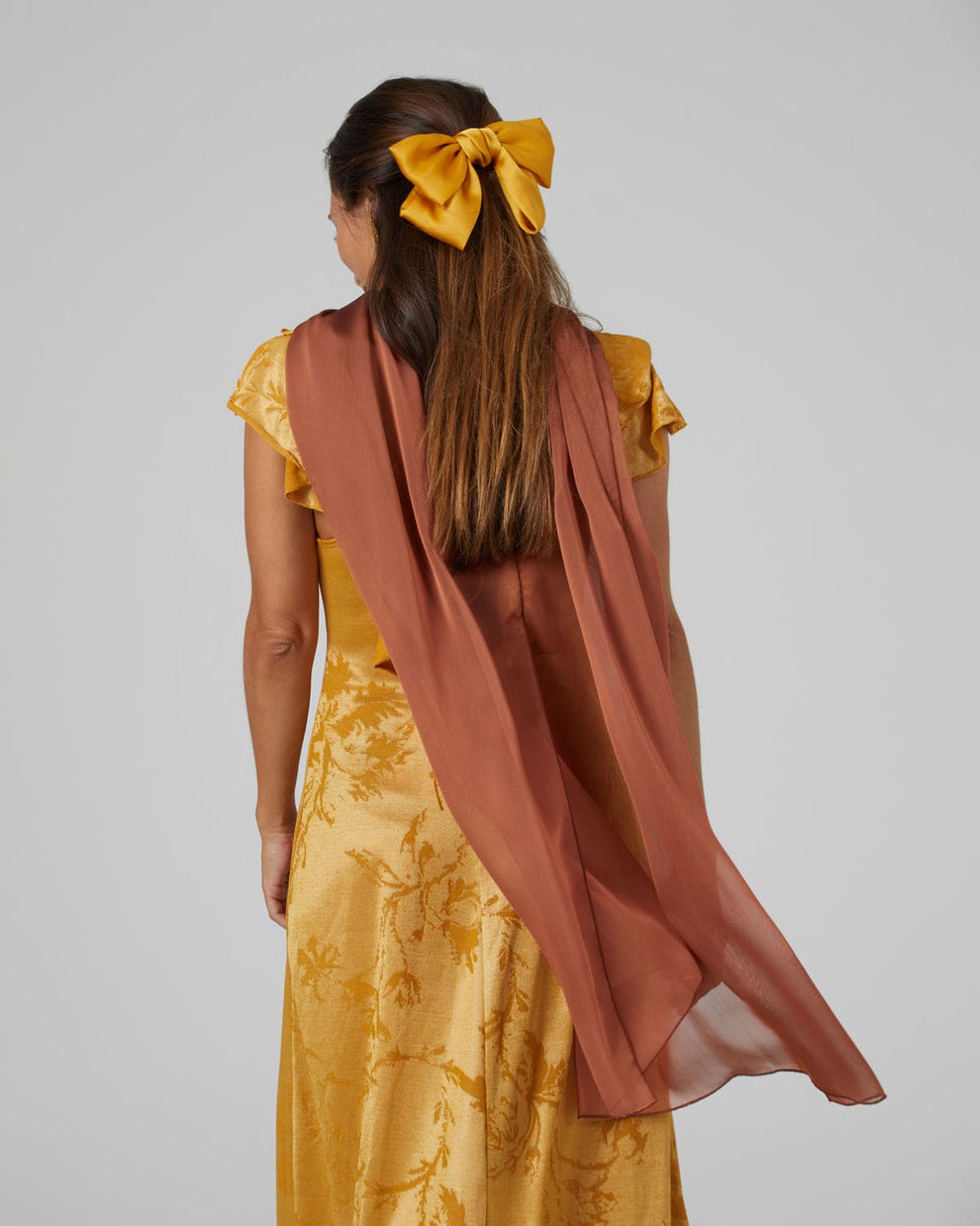 Caramel Brown Long Cape